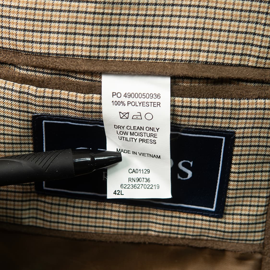 [110] 챕스 CHAPS 페이크 스웨이드 스포츠 코트 / 블레이져  상품이미지9