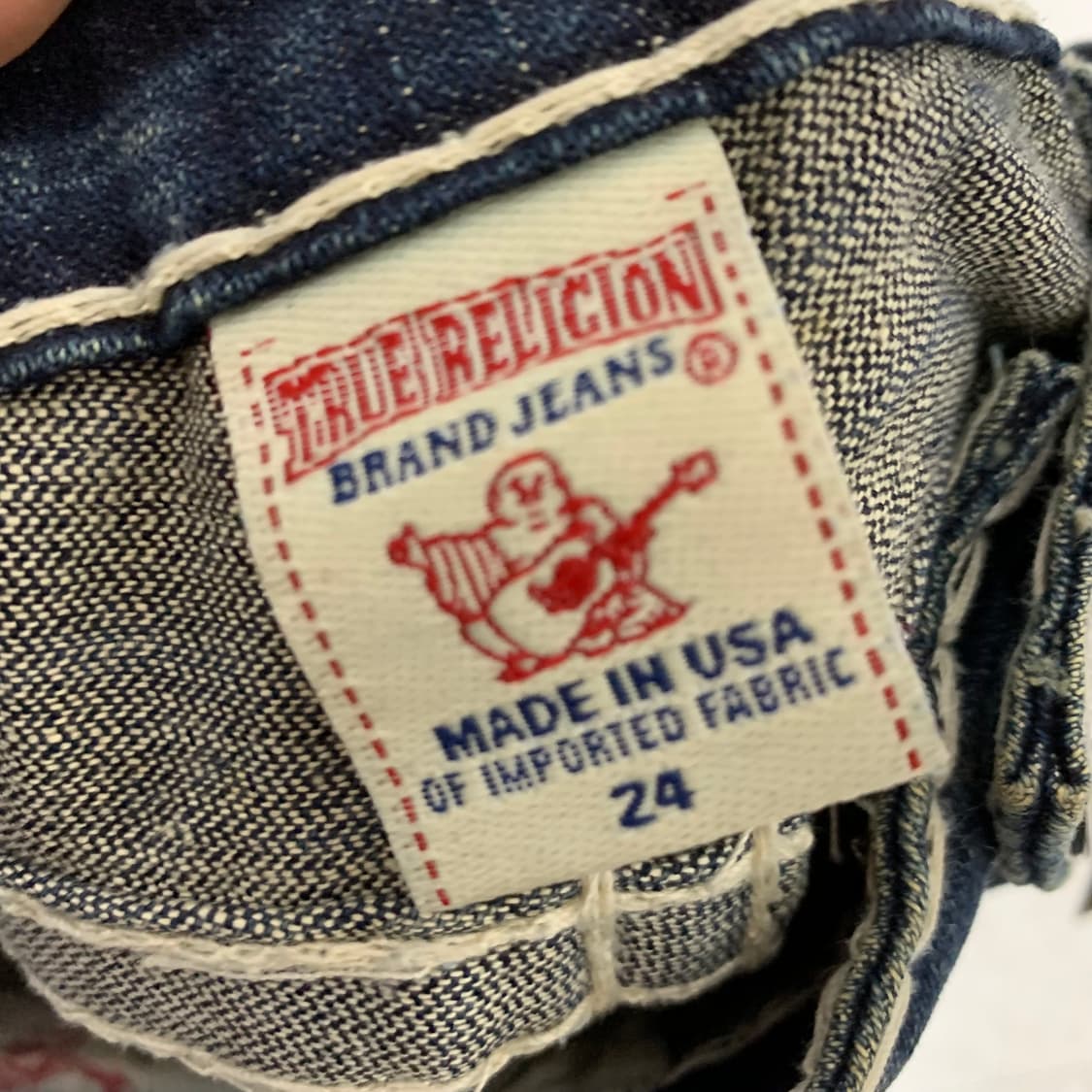 00s 트루릴리젼 부츠컷 데님 청바지 24인치 로우라이즈 로우웨스트 y2 상품이미지8