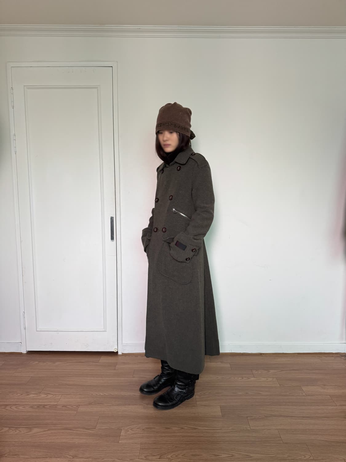 vintage Diesel heavy wool coat 상품이미지9