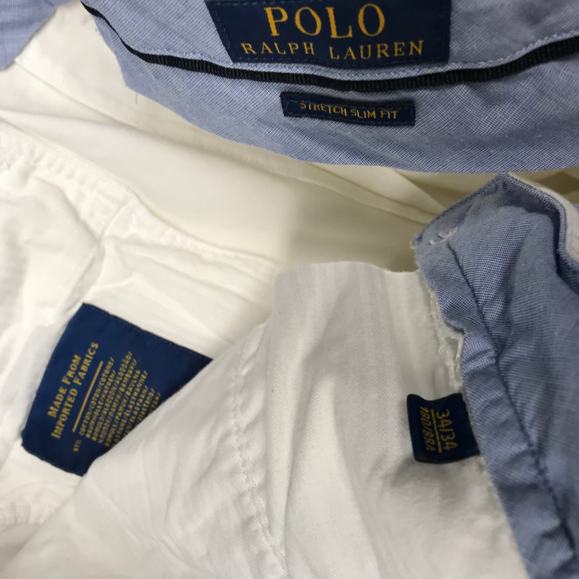 폴로 랄프로렌 화이트 치노 팬츠 34/34 상품이미지6