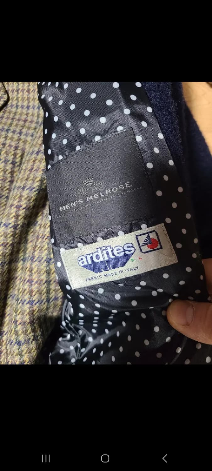 mensmelrose(이태리 ardites원단 ) 싱글코트 상품이미지6