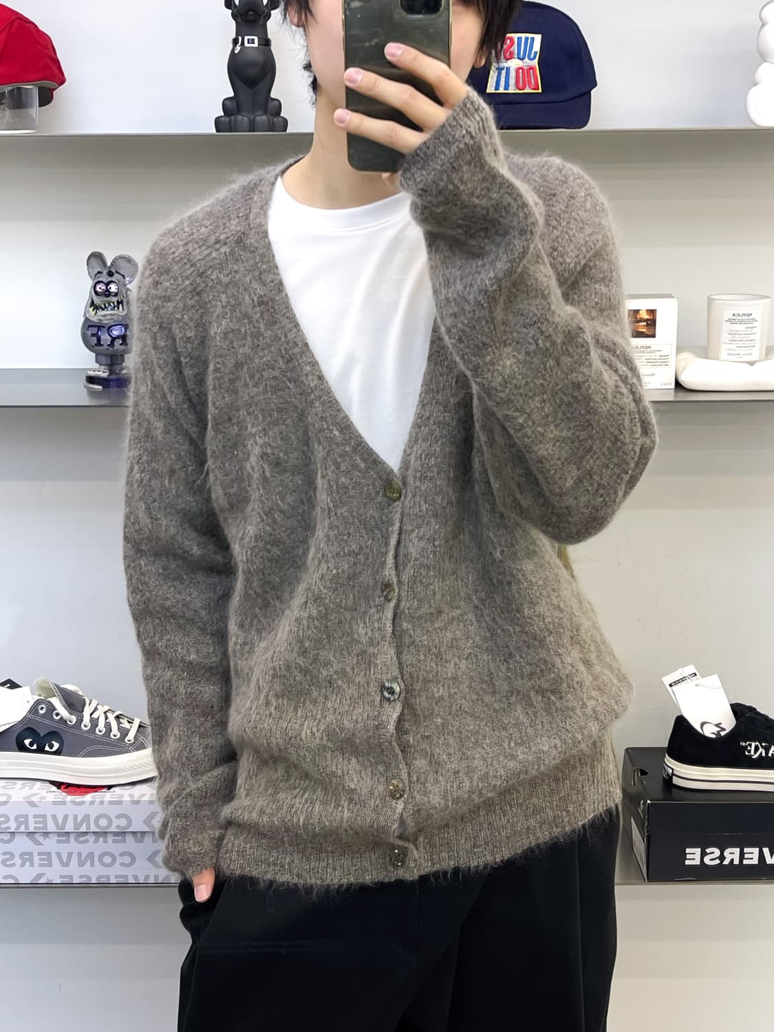 Knit&Sew 모헤어 가디건 상품이미지1