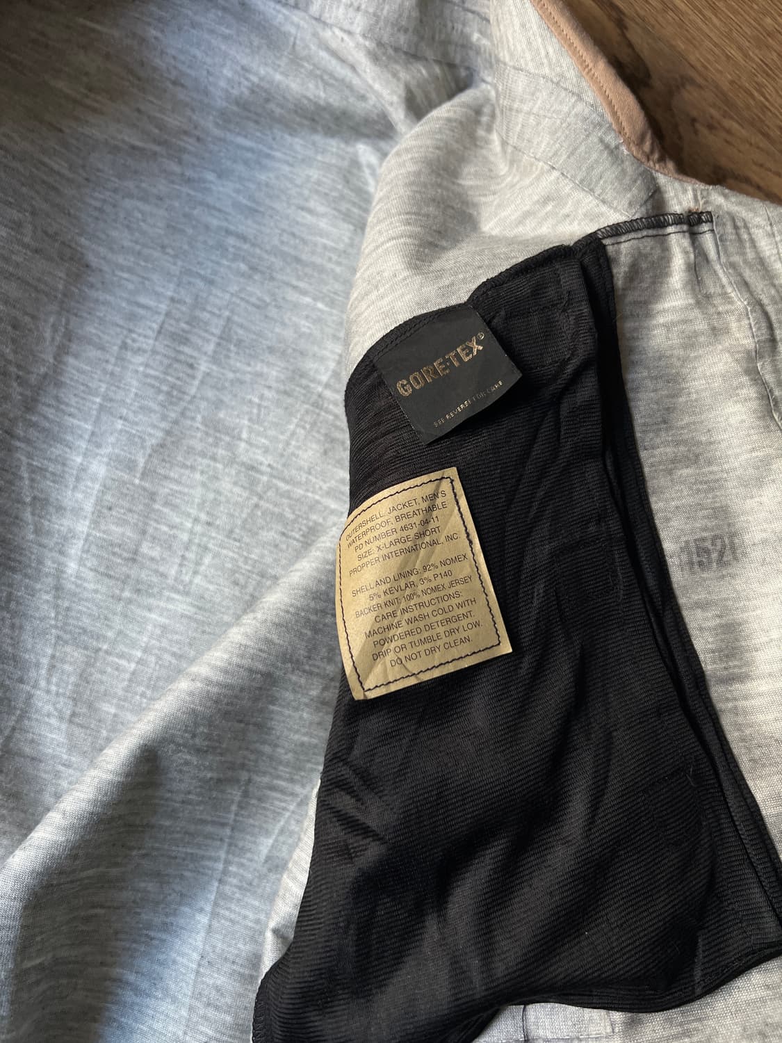 [XL]U.S AIR FORCE CWU-106P 고어텍스 플라이트 자켓 상품이미지7