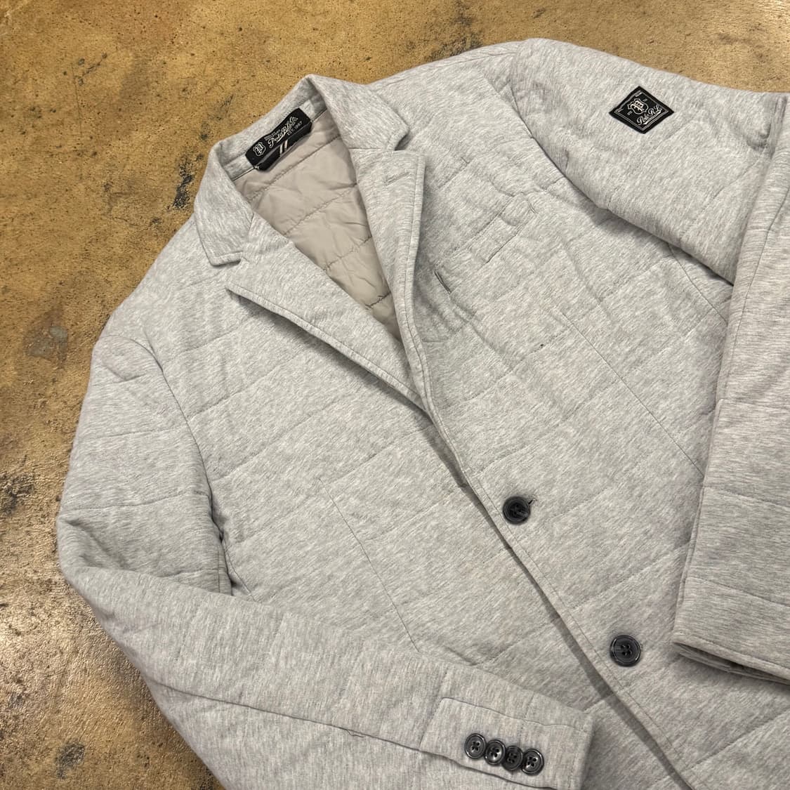 [정품] 폴로 랄프로렌  퀼팅 블레이저 자켓 회색 b14 상품이미지1