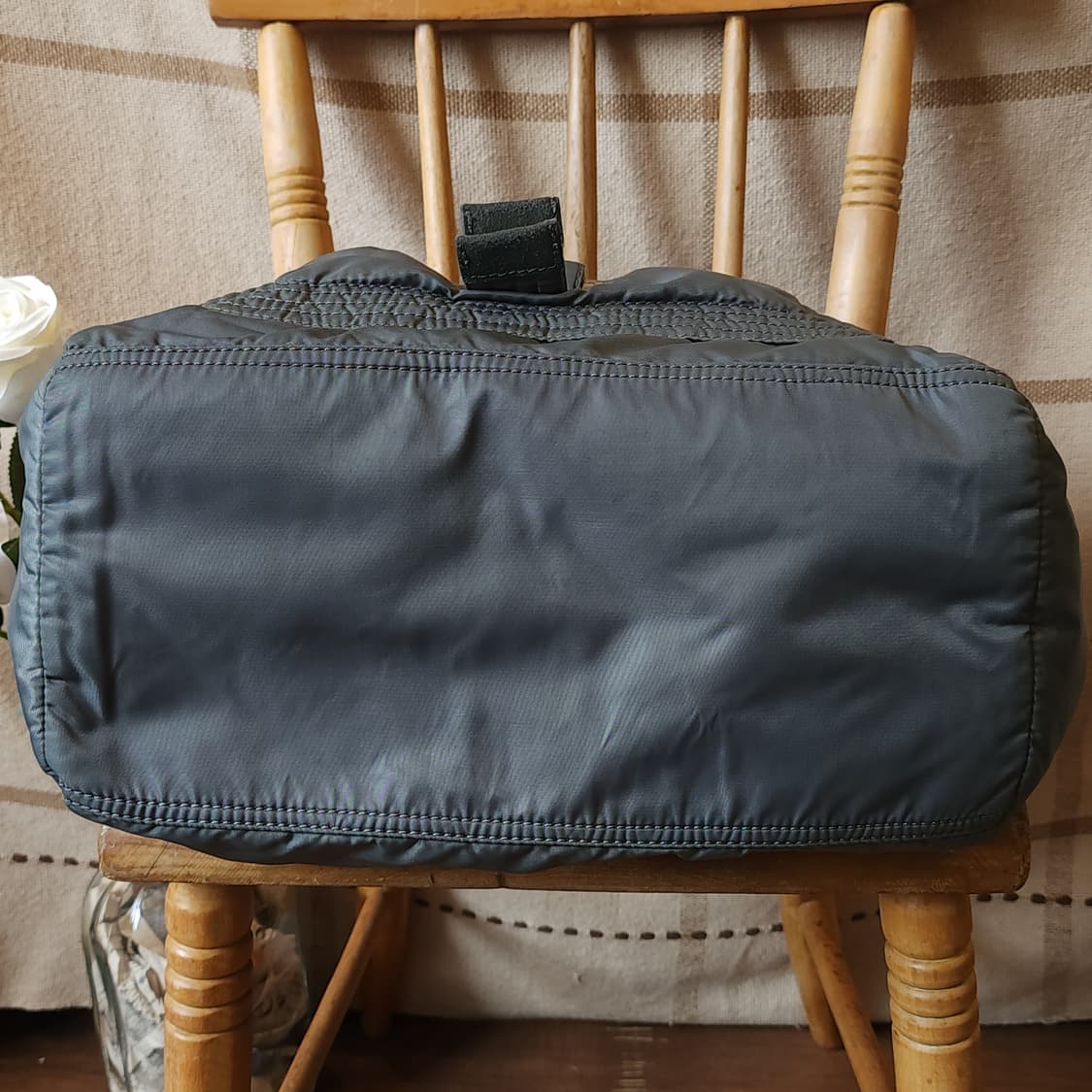 00년대 캘빈클라인 진스 나일론 버클 토트백 카키 상품이미지6