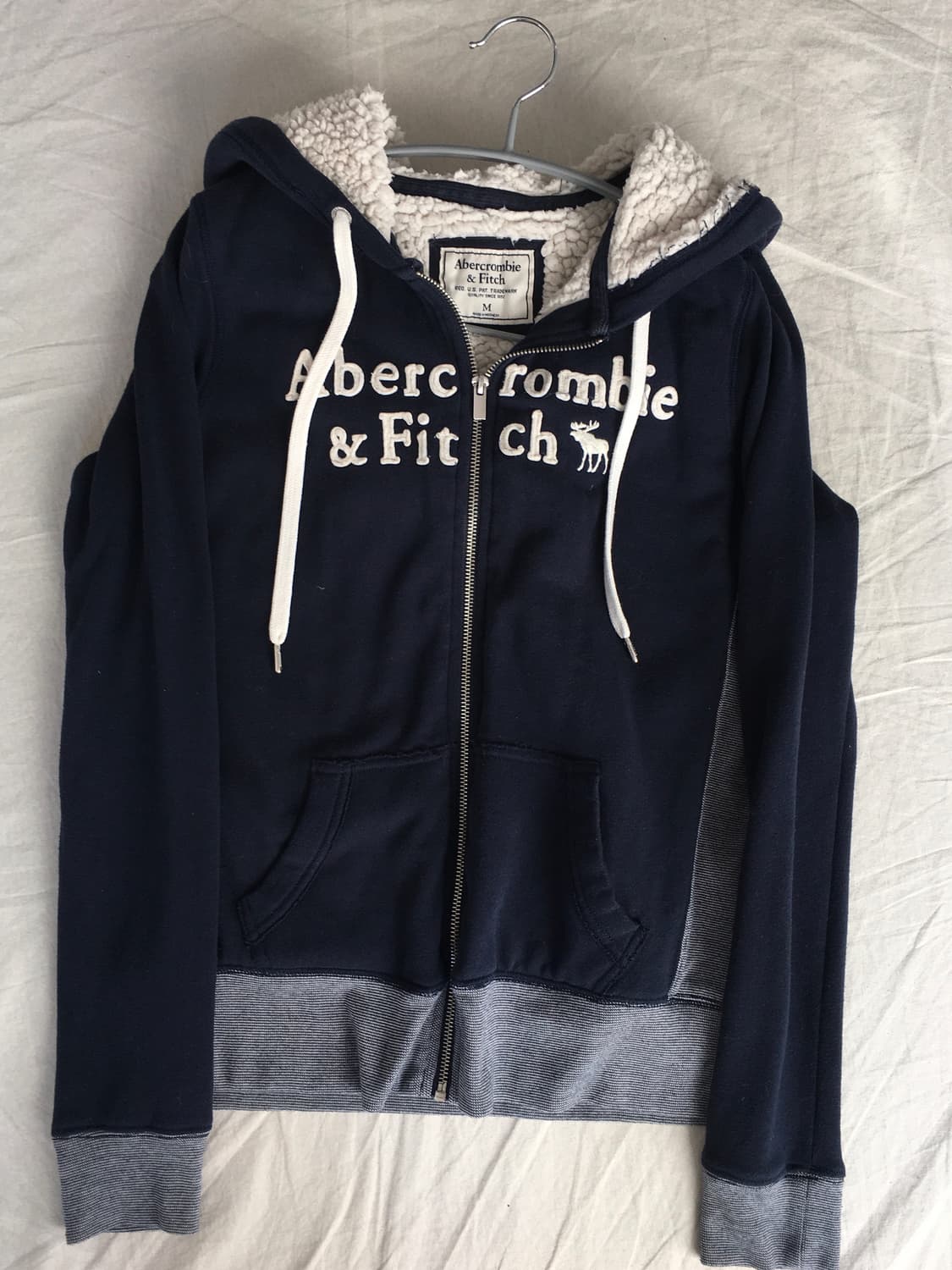 아베크롬비 양털 후드집업 상품이미지3