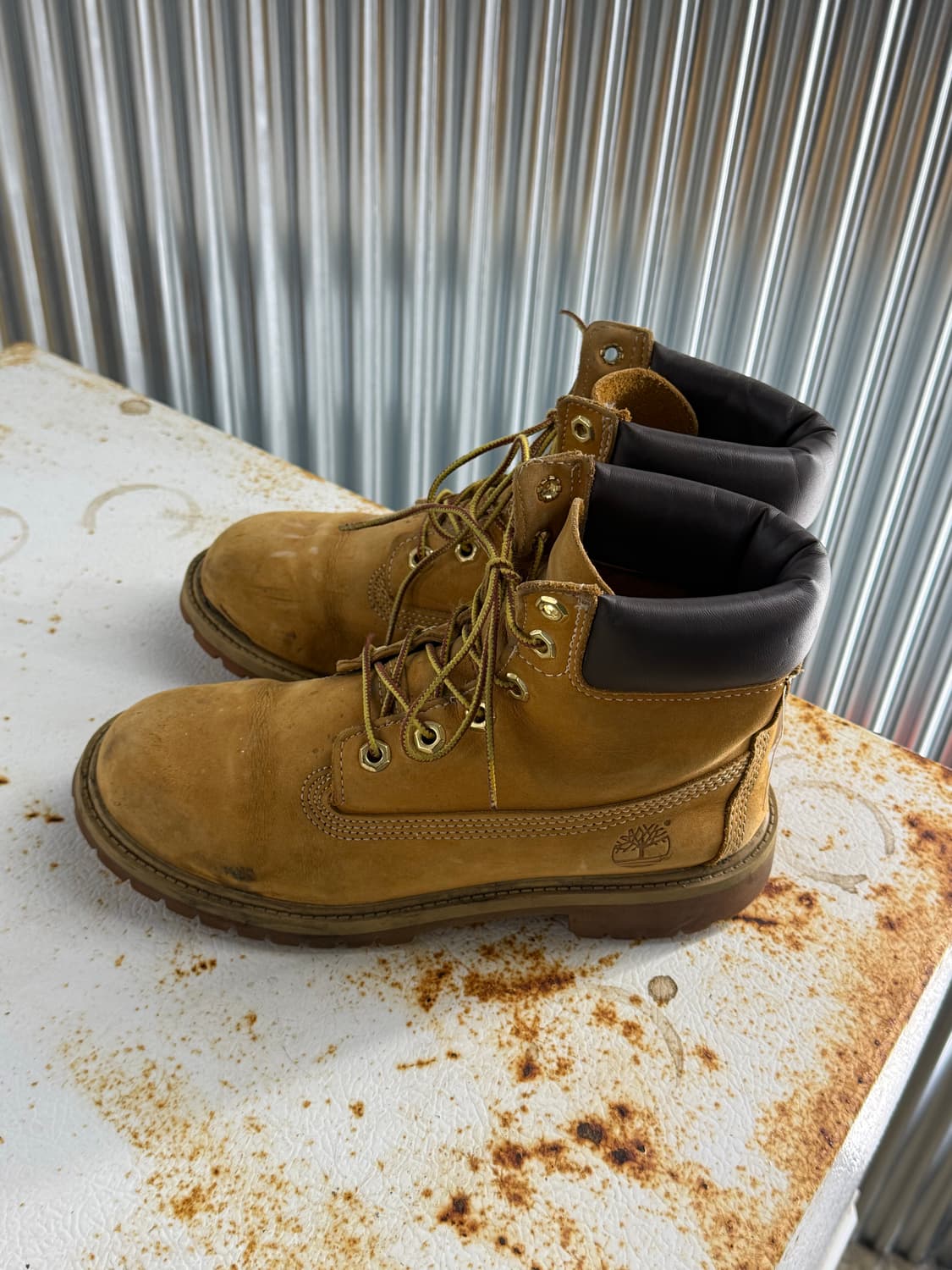 팀버랜드 6인치 프리미엄 워터프루프 위트 누벅 부츠 (230-240) 상품이미지7