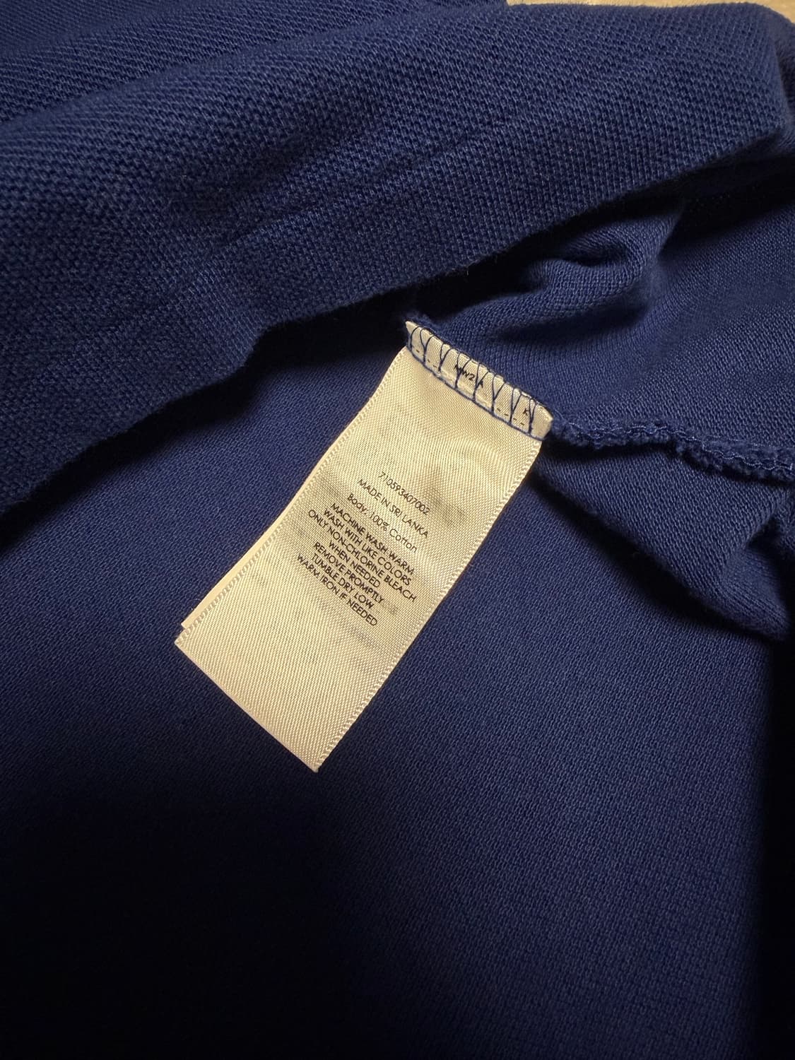 폴로 빅포니 노르웨이 반팔 럭비티 네이비 상품이미지6