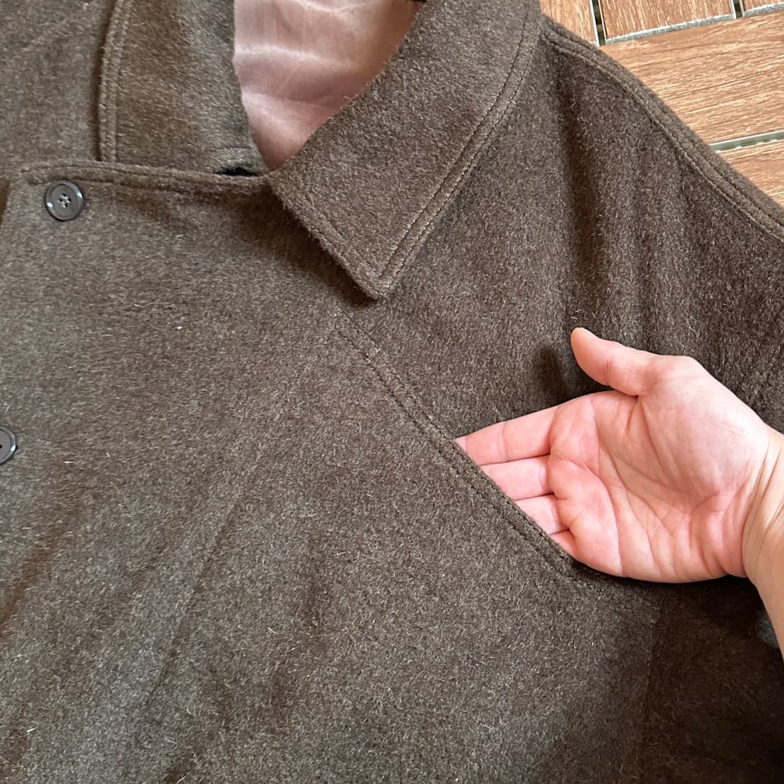 90’s Domani alpaca wool blouson jacket 상품이미지5