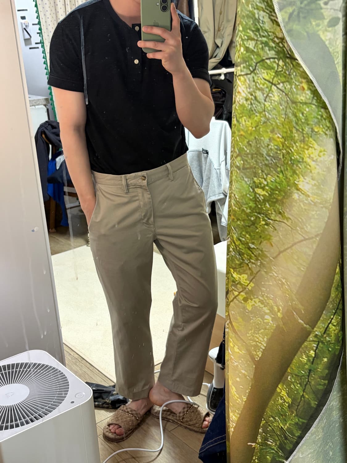 33inch) 폴로 랄프로렌 베이지 치노팬츠 면바지 신형 상품이미지8