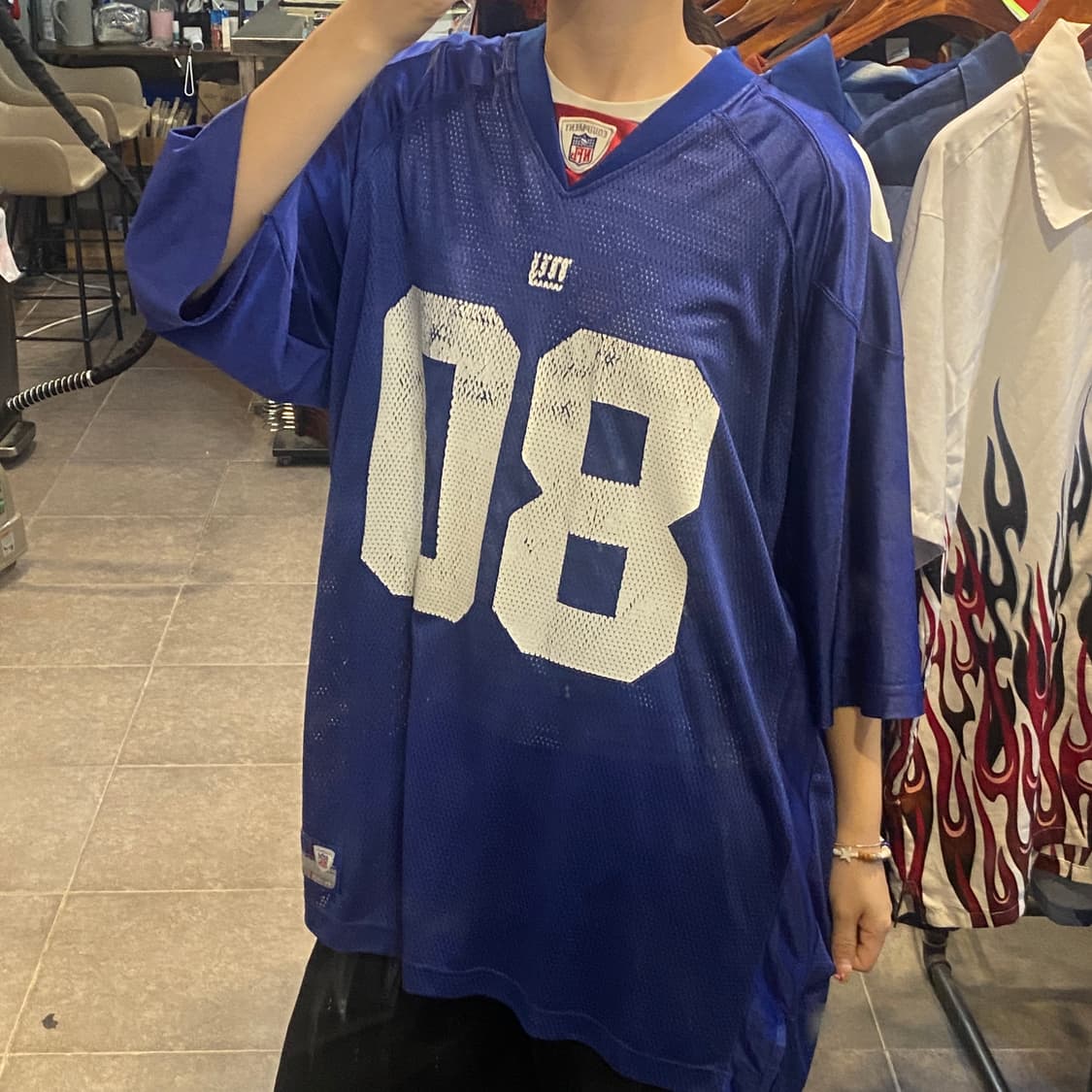 [NO.9] NFL 풋볼 져지 반팔티 블루 상품이미지2