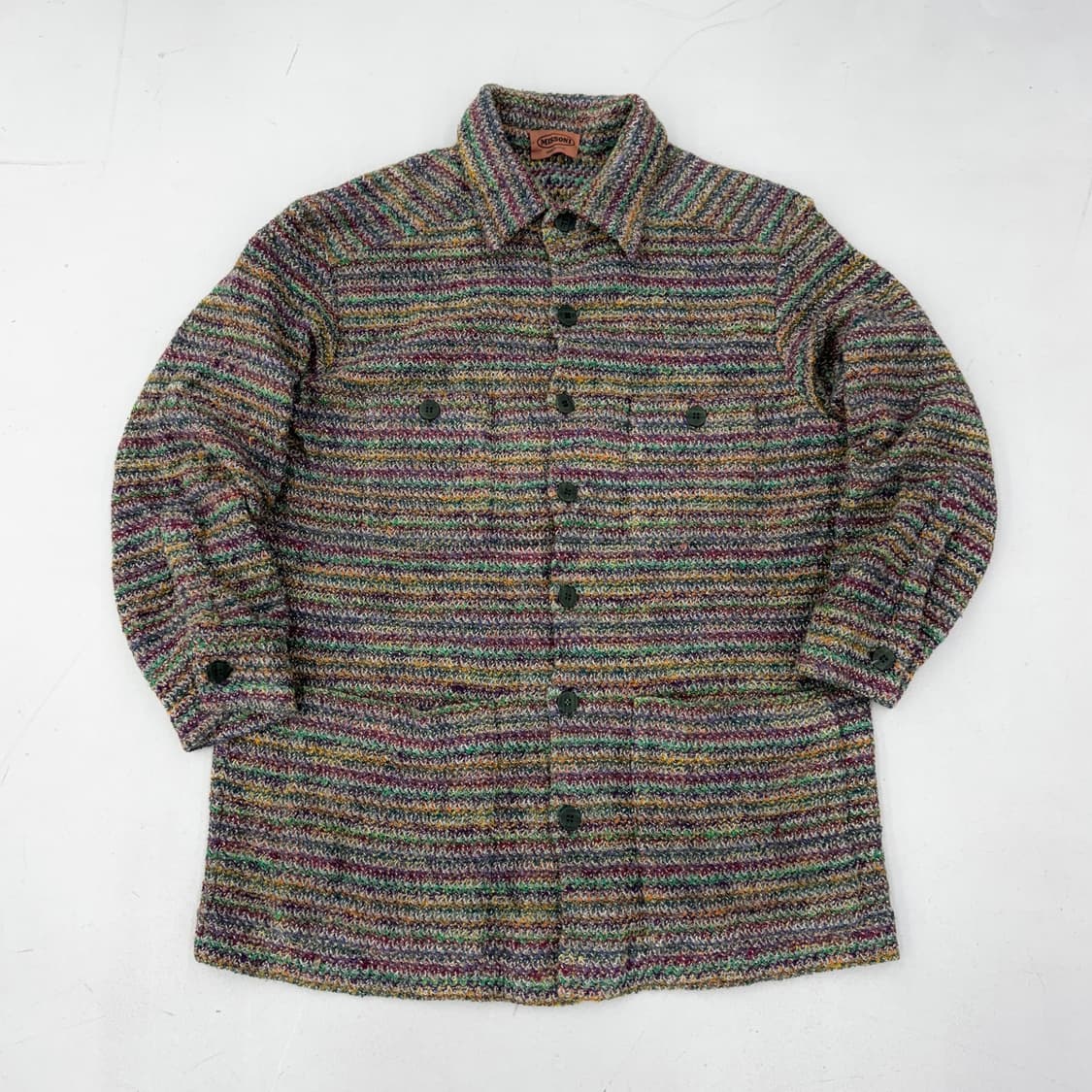 미쏘니 셔츠형 트위드 자켓 상품이미지2