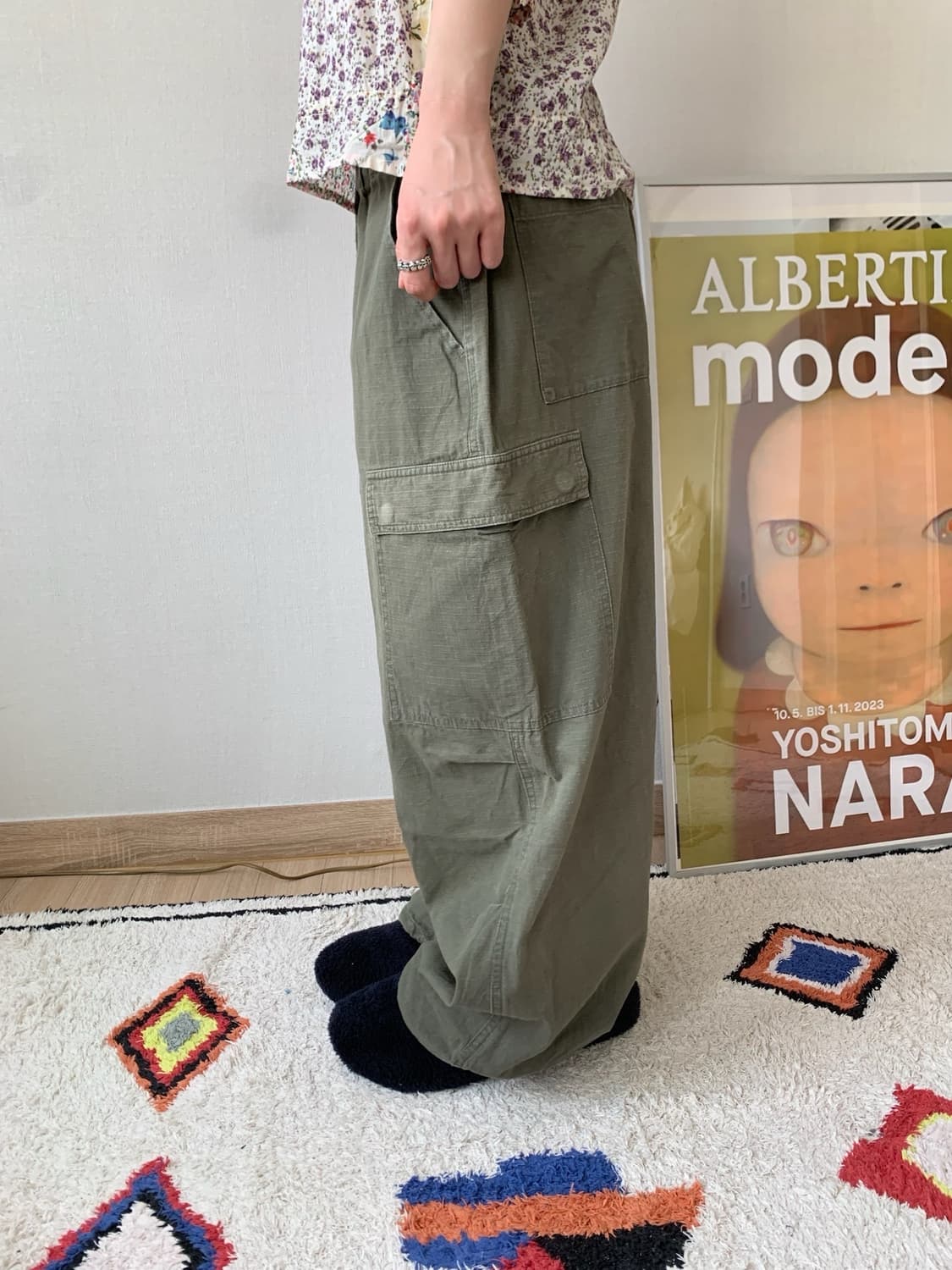 cotton work pants 상품이미지4