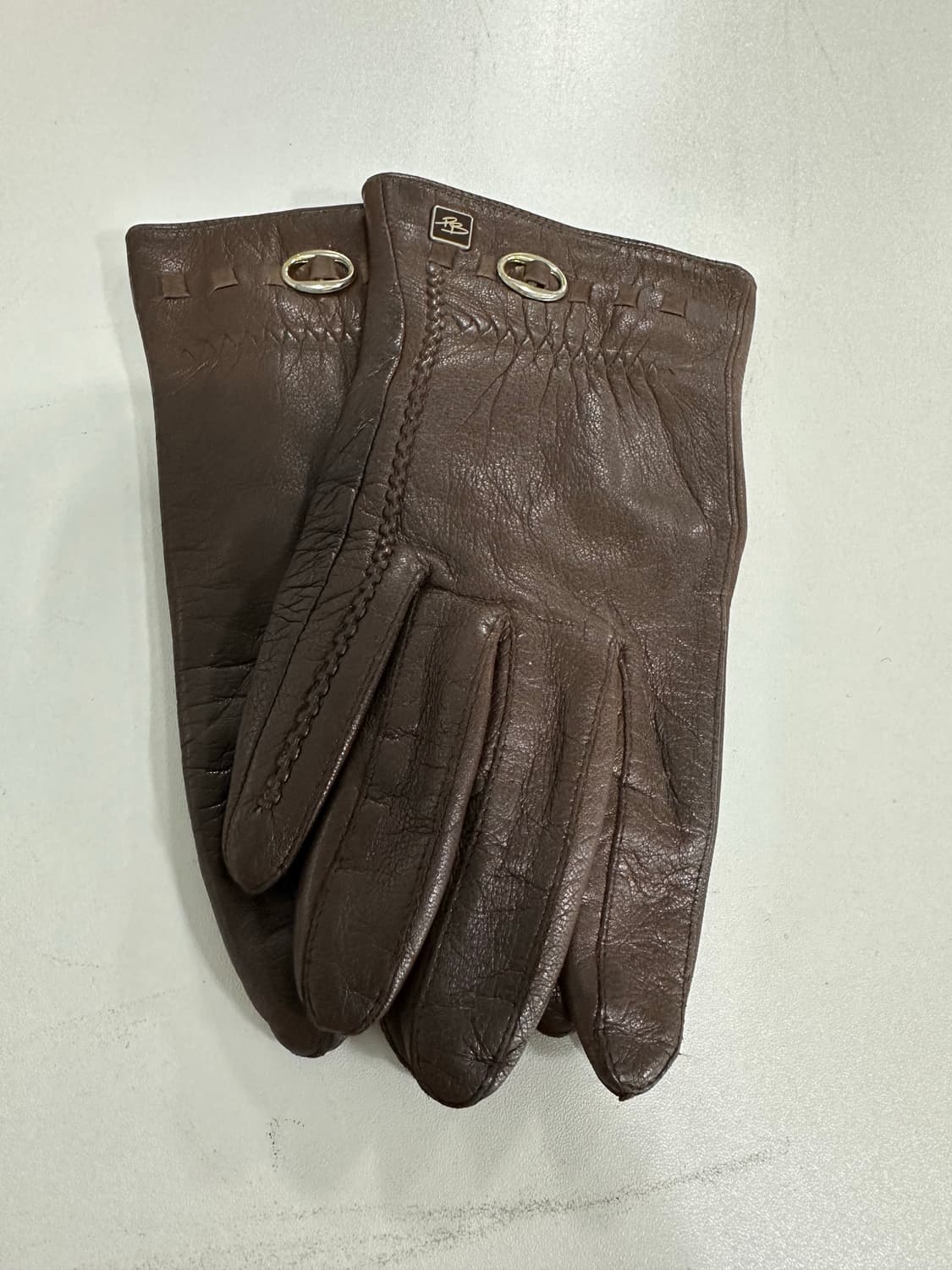 90s 피에르 발망 가죽 장갑 상품이미지1