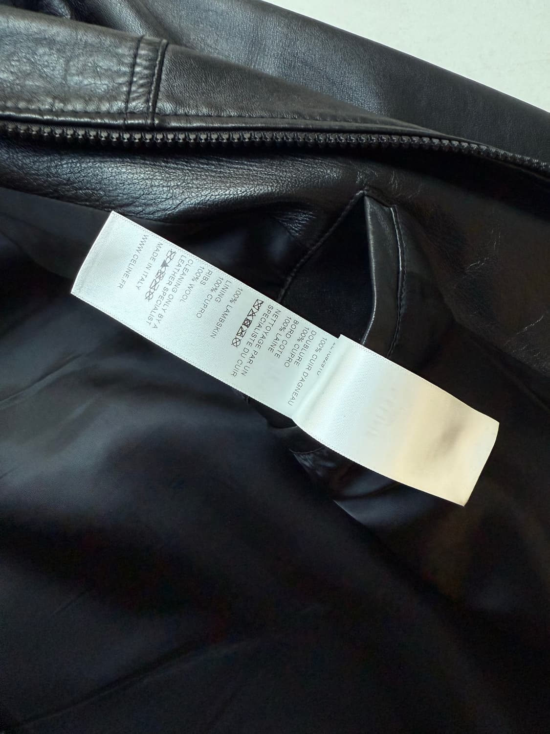 셀린느 레더 블루종 상품이미지4