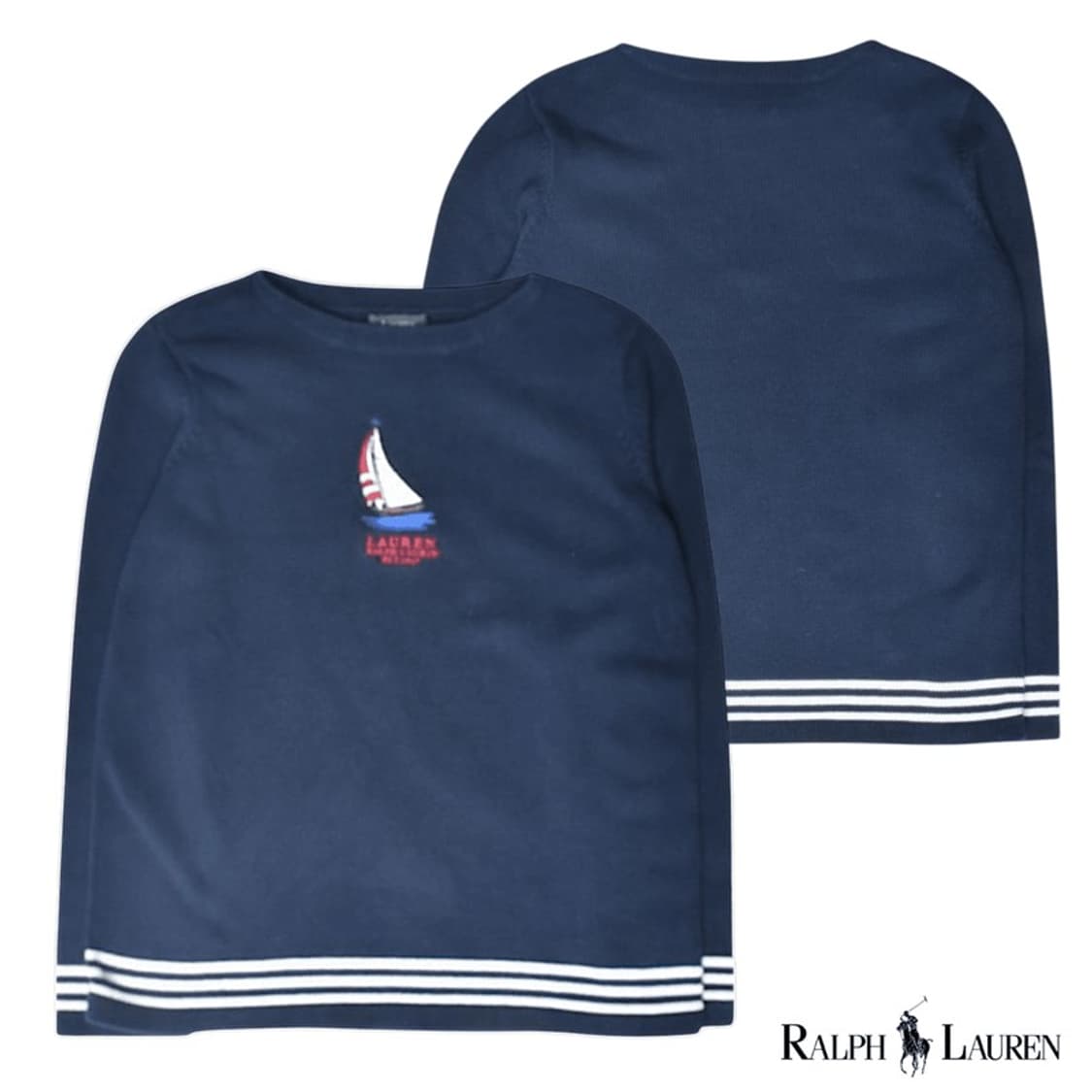 폴로 랄프로렌 세일링 자수 니트 스웨터 상품이미지1