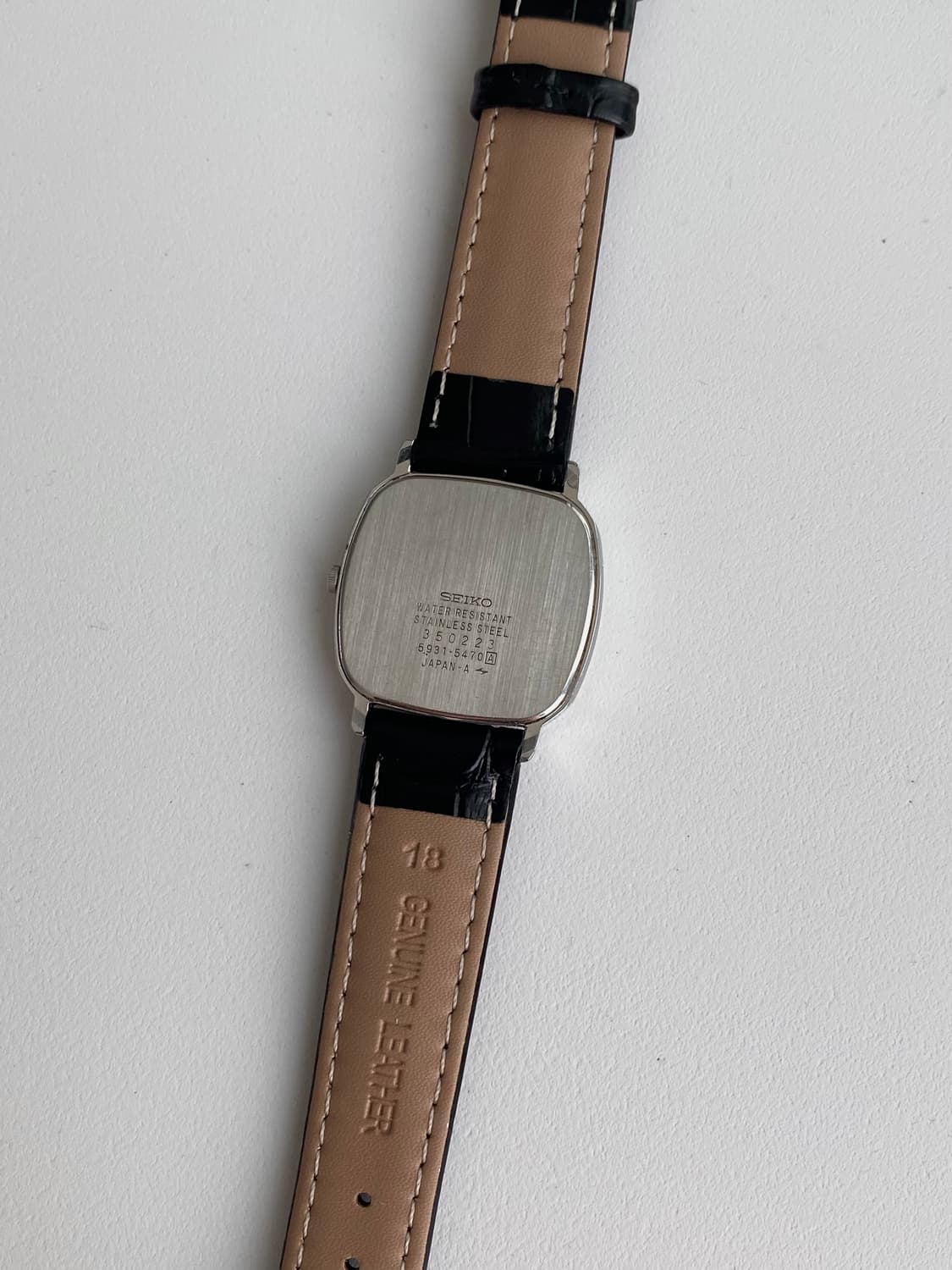 Seiko 세이코 쿼츠 스퀘어 스노우 상품이미지3