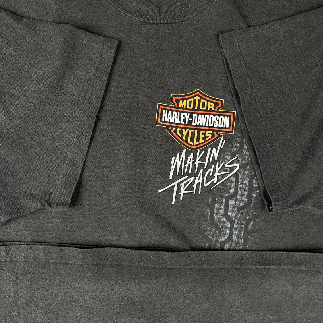 빈티지 할리데이비슨 Makin' Tracks 반팔티 상품이미지6