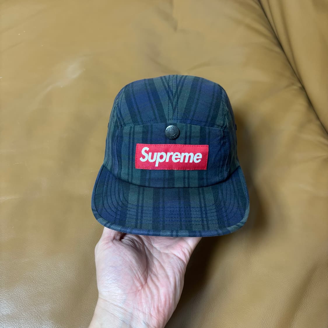 Supreme 슈프림 타탄 체크 캠프캡 모자 (Tartan Check) 상품이미지2