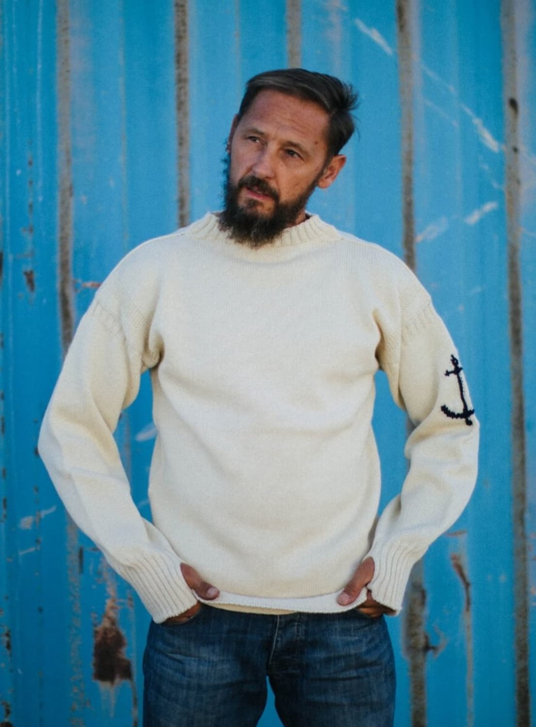 건지울른스 100% 퓨어울(양모) 스웨터105 상품이미지7