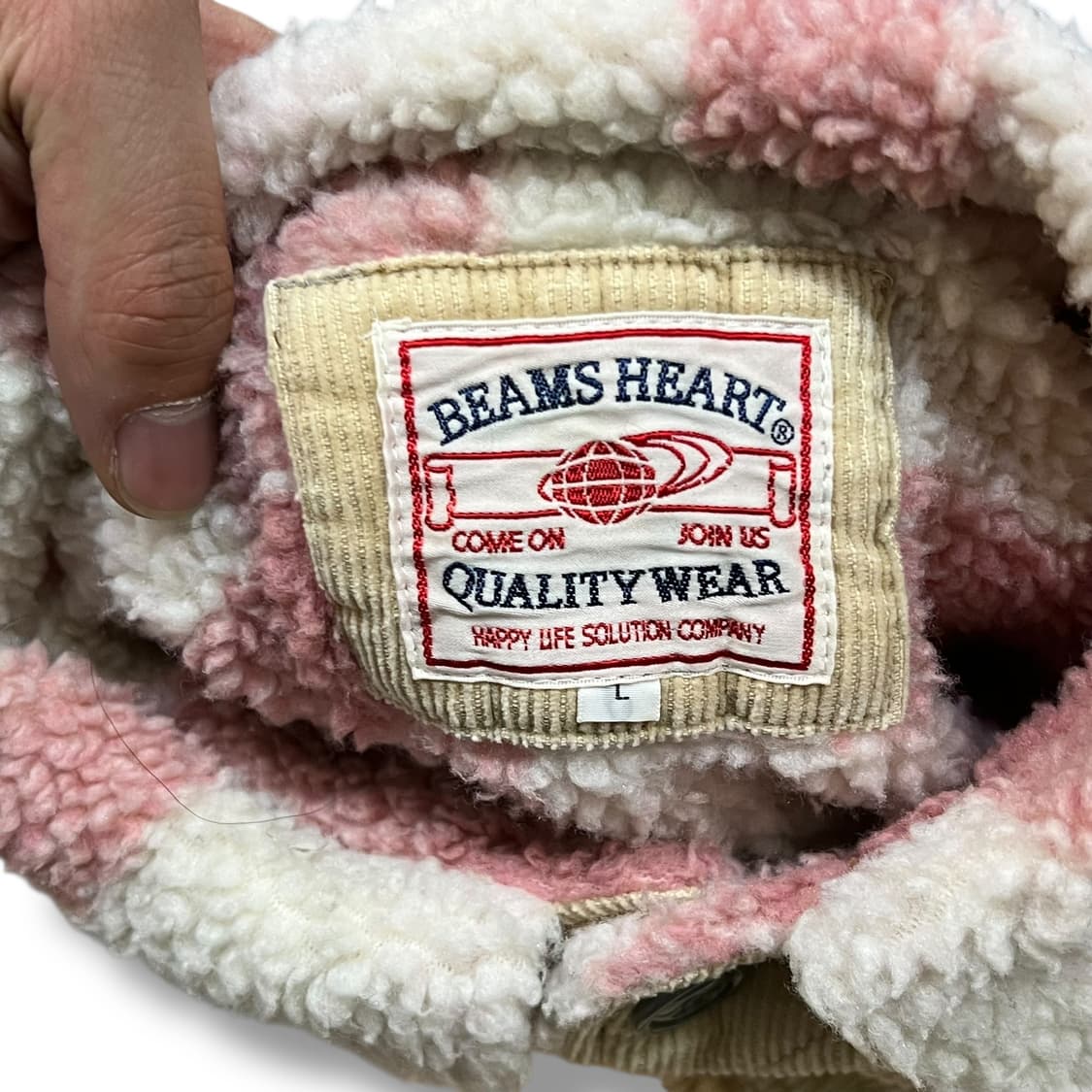 빔즈 하트 코듀로이 쉐르파 자켓 y14141 상품이미지6