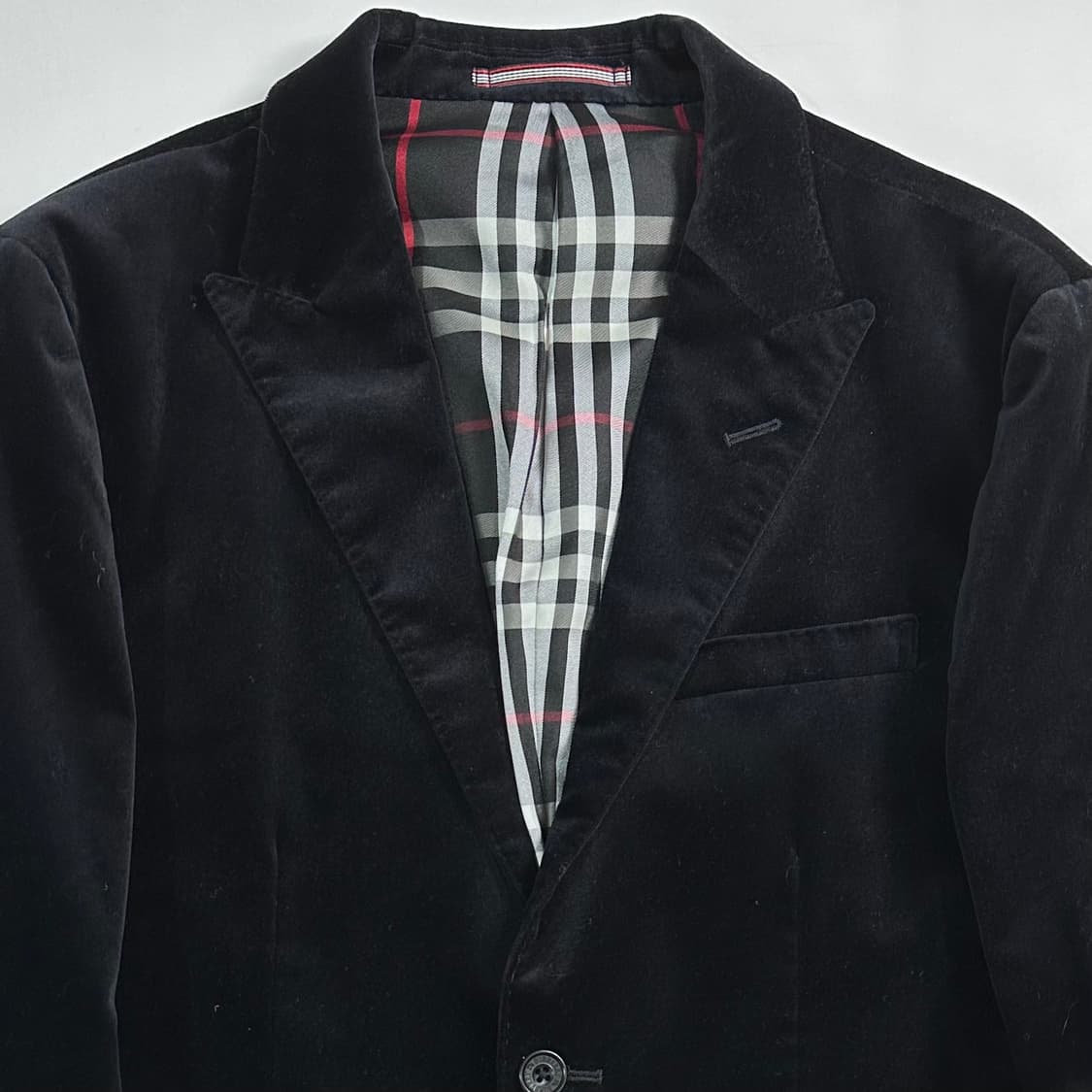 버버리 블랙 벨벳 블레이저 자켓 상품이미지2