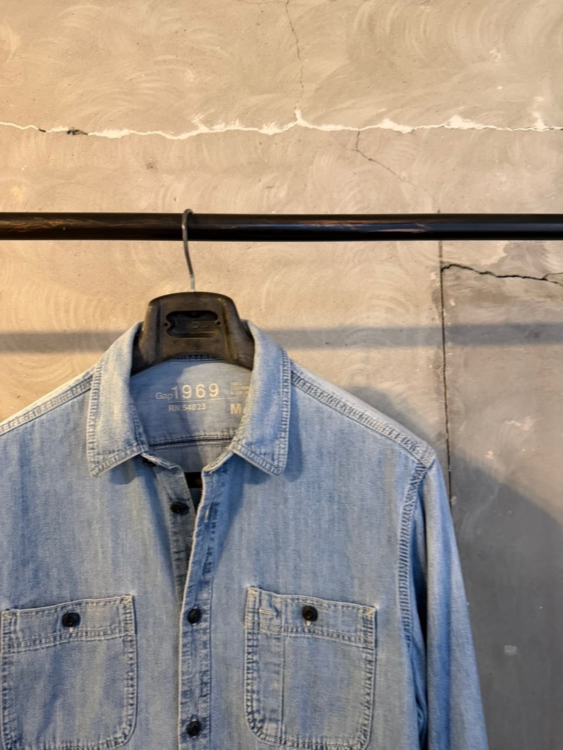 갭 1969 데님 셔츠 슬림100 상품이미지7