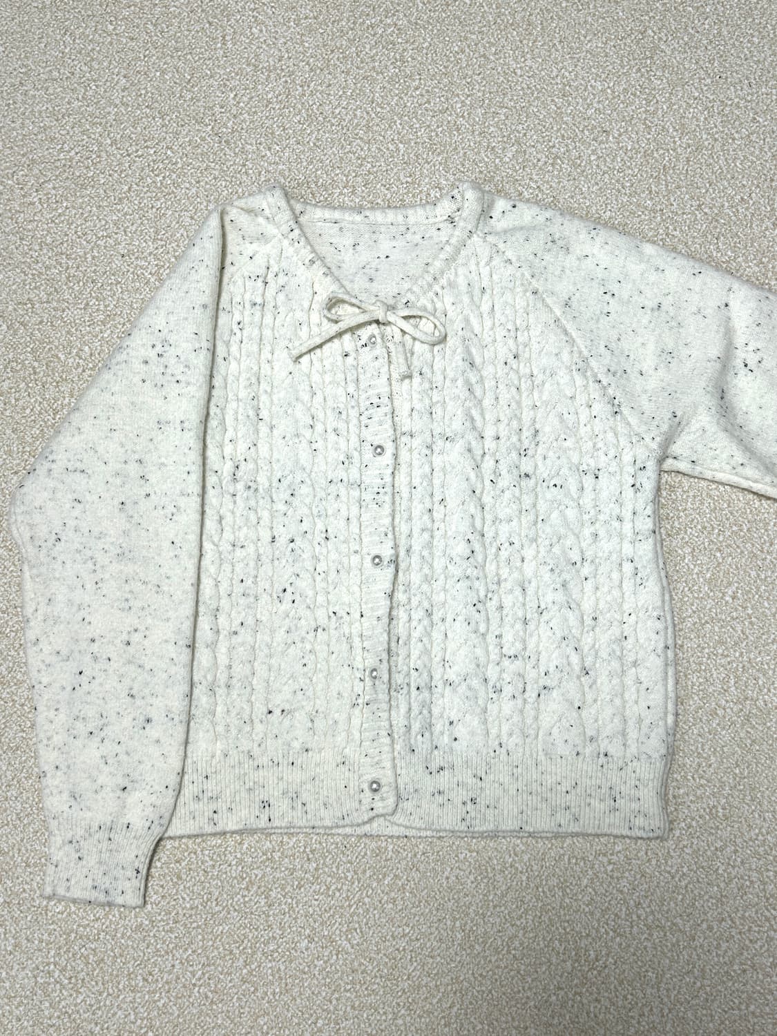 화이트 가디건 상품이미지1