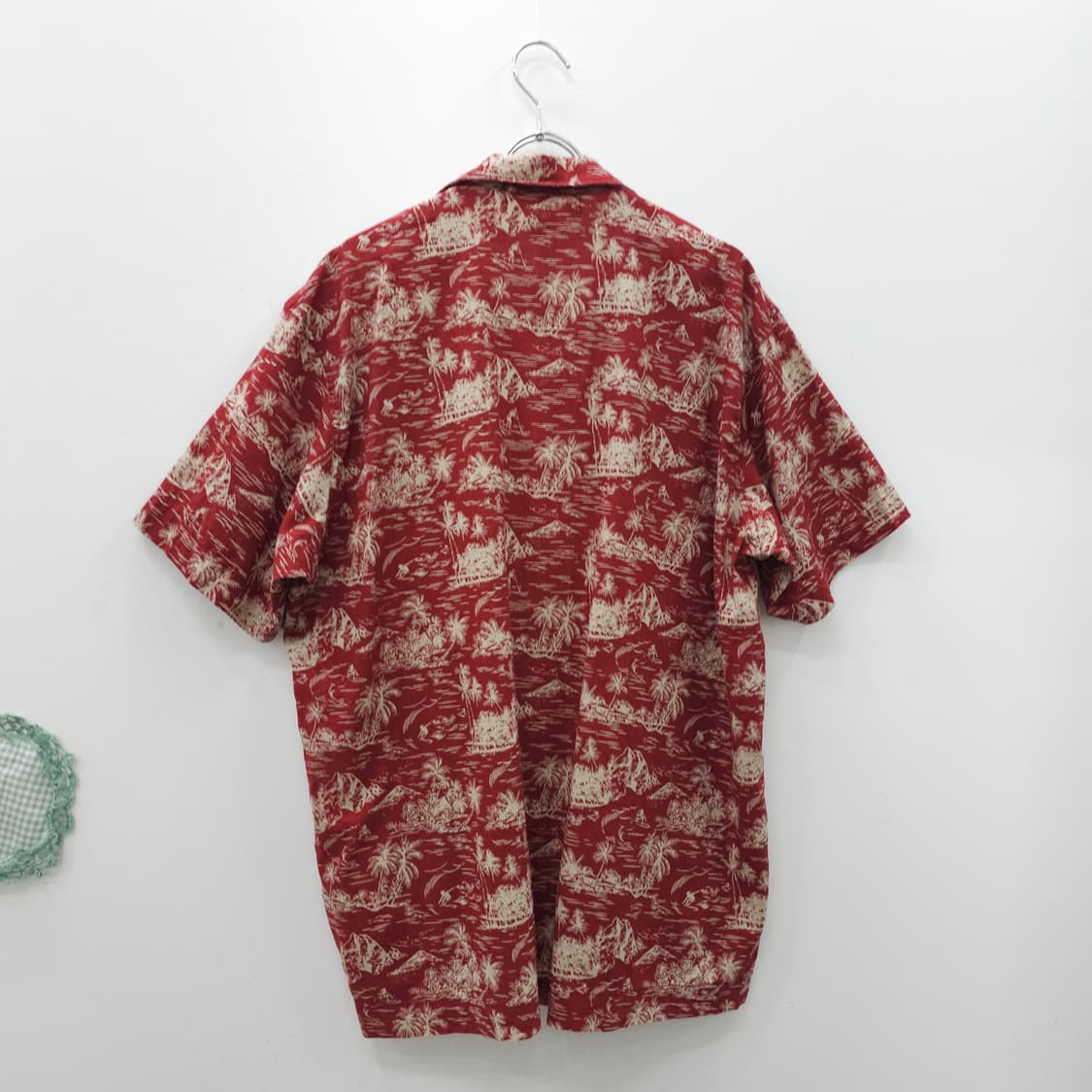JPN H&M 린넨혼방 하와이안 반팔셔츠 상품이미지7