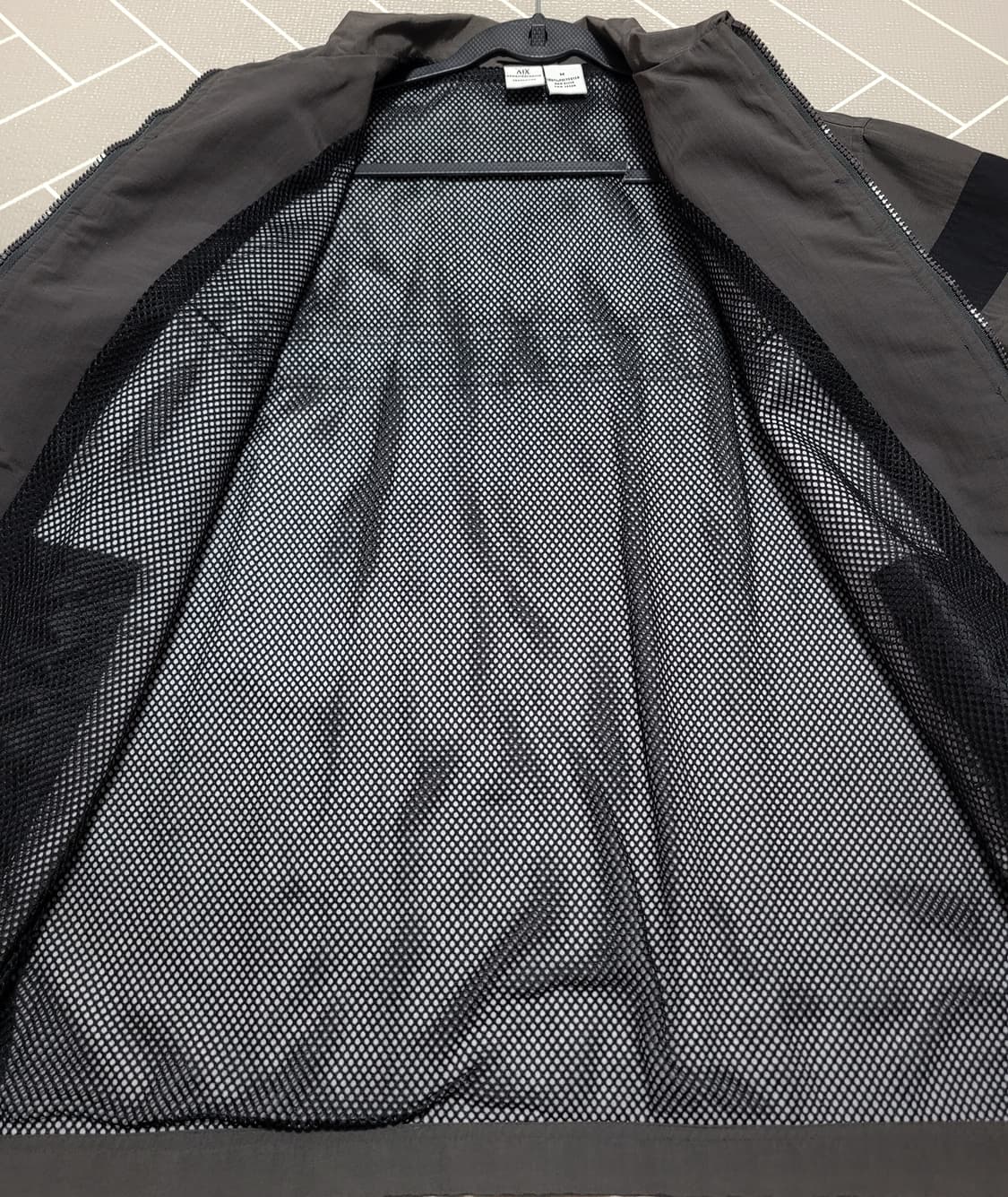 AIX 알마니 익스인지 봄버 자켓 다크 그레이 M 상품이미지3