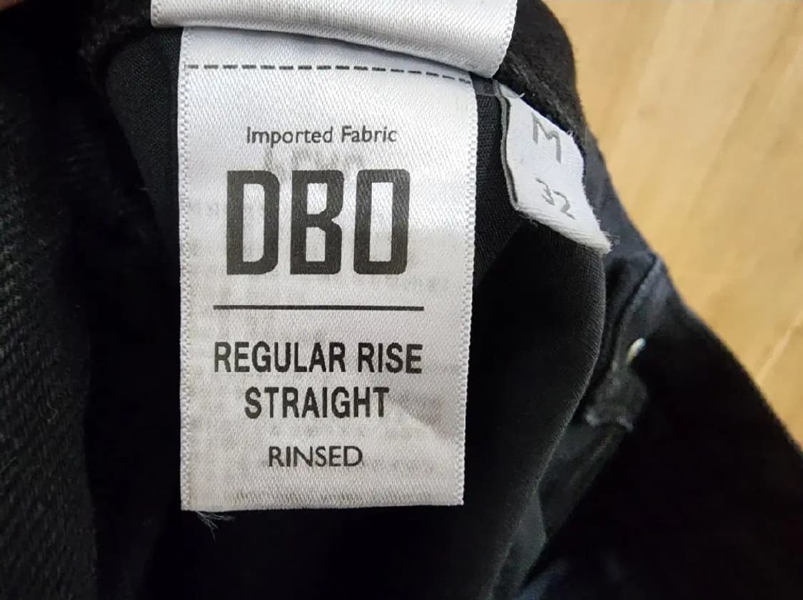 (32)PLAC 플랙 블랙 스트레이트 데님 팬츠 상품이미지5