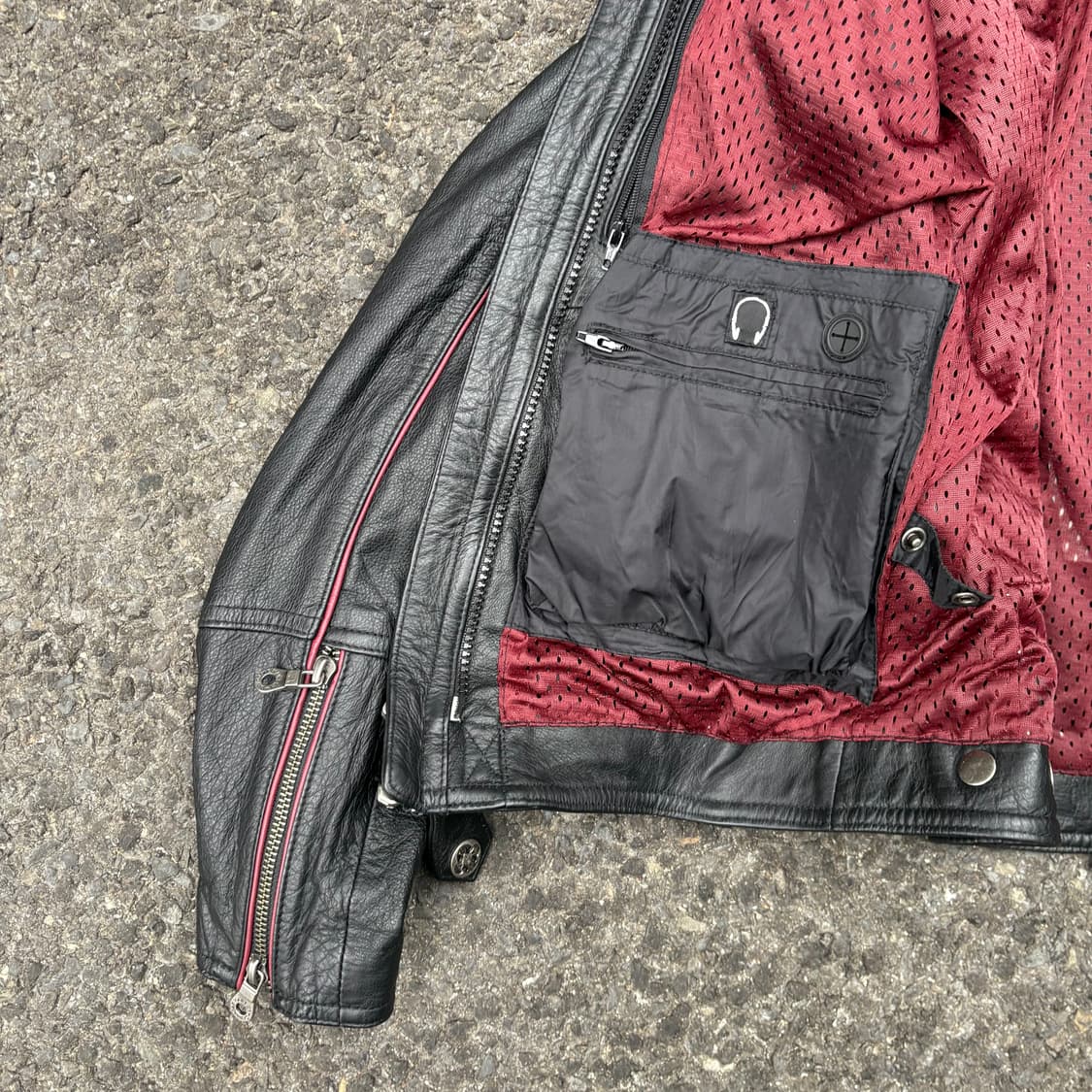 할리데이비슨 블랙 레더 자켓 상품이미지10