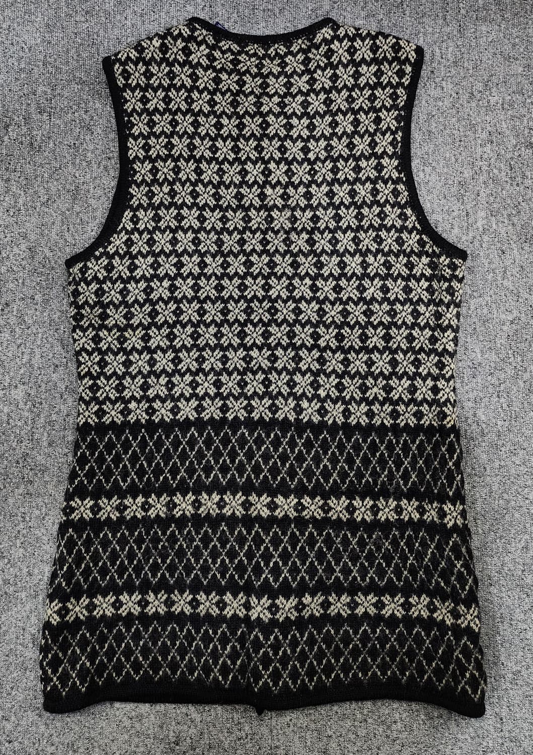 GAP 갭 90s 자카드 빈티지 메탈 버클 울 니트 베스트 조끼 L 상품이미지2