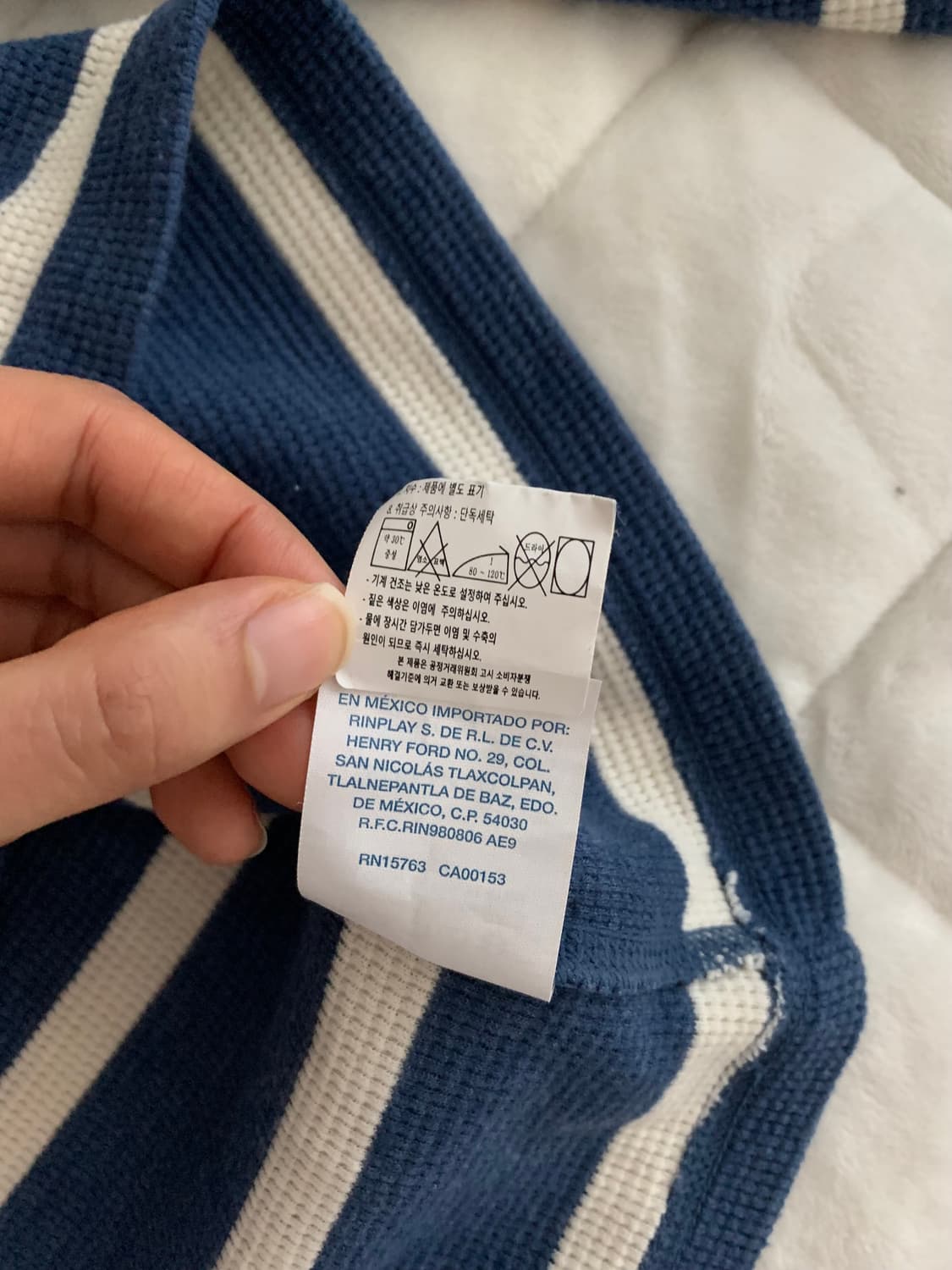 폴로랄프로렌 와플 스트라이프 롱슬리브 엄성현 상품이미지5