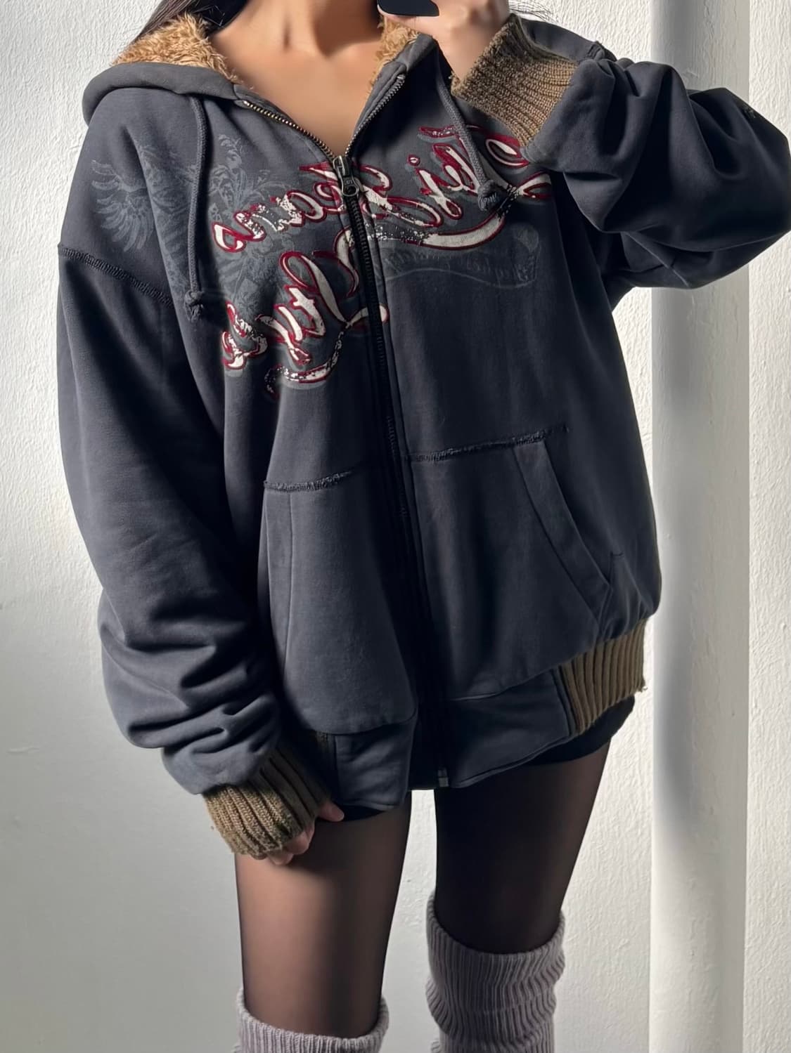 TBJ Jeans Fur Hood Zip-Up 상품이미지6