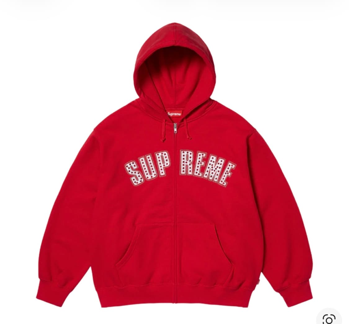 슈프림 후드집업 비비 사이먼 스웨트셔츠 레드 - 25SS Sup 상품이미지1
