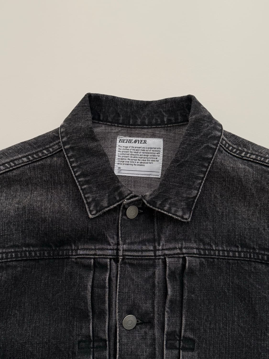 비헤비어 데님자켓 2사이즈 상품이미지2
