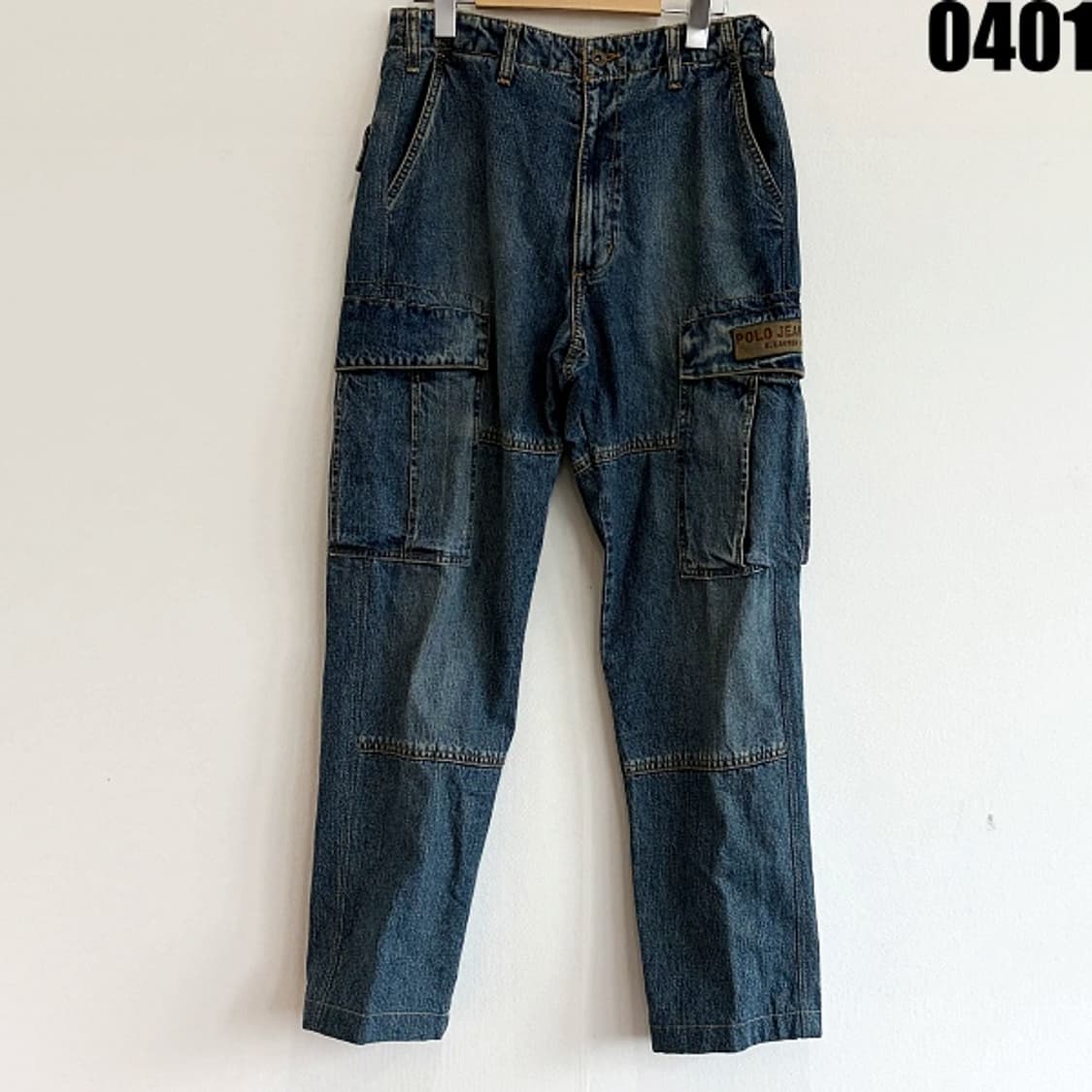 폴로 진스 컴퍼니 데님 카고 팬츠 78-94 0401 상품이미지1