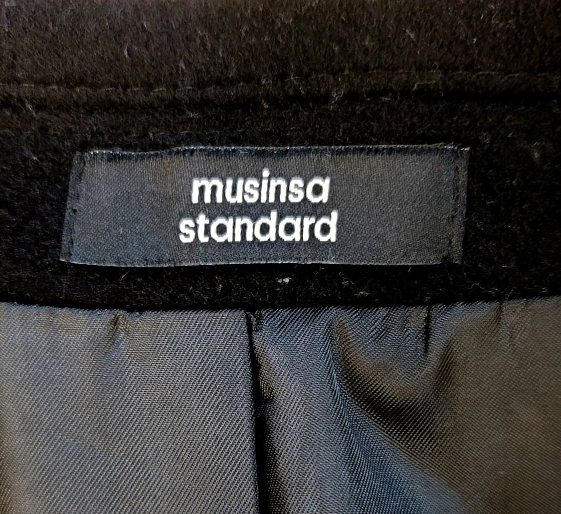 [105~110] 무신사스탠다드(무탠다드) 캐시미어 롱코트 판매 상품이미지5