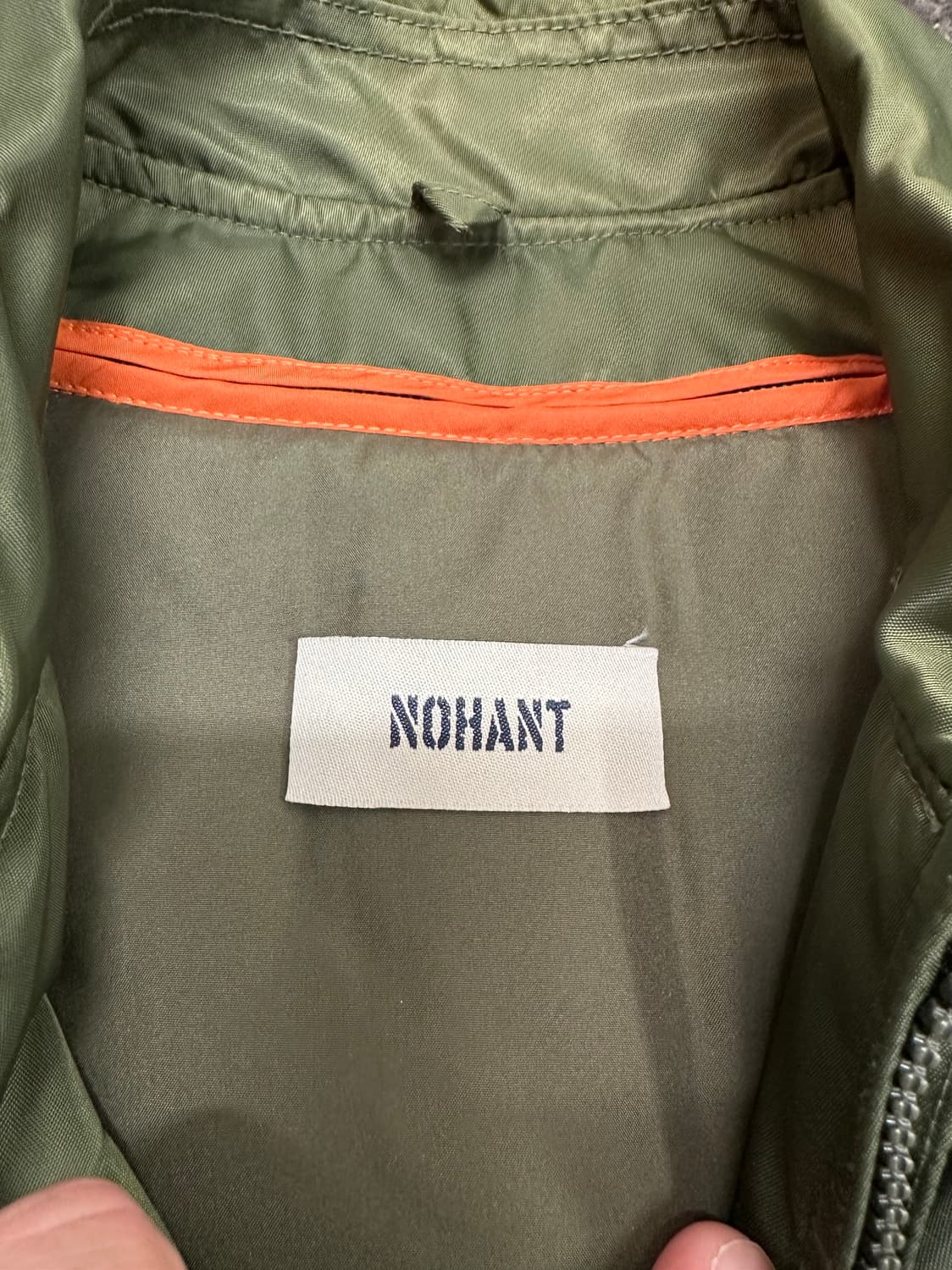 노앙 NOHANT 카키 MA-1 항공점퍼 M 상품이미지5