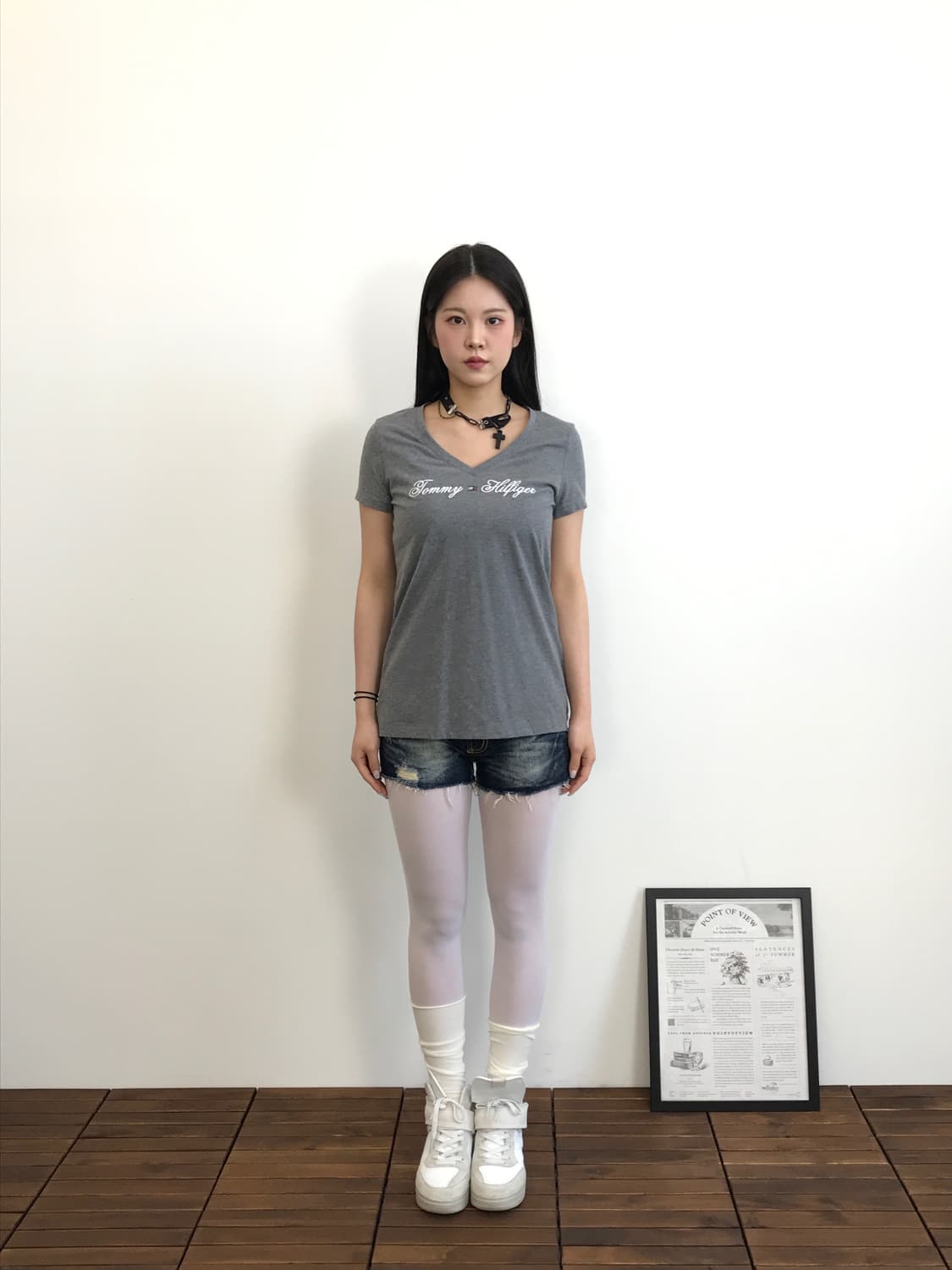 Tommy Hilfiger V-neck T-shirts 상품이미지1