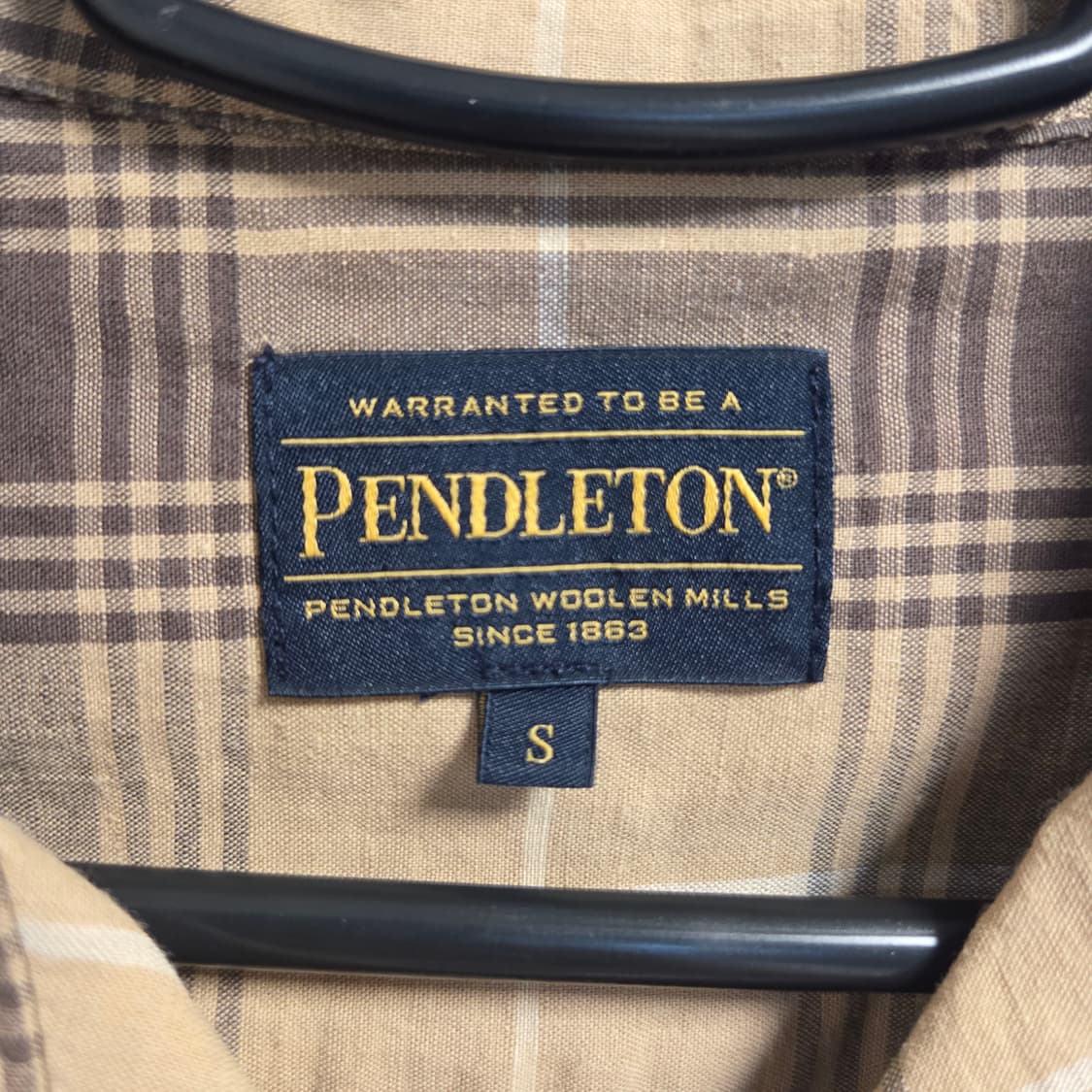 Pendleton 펜들턴 빈티지 반팔 셔츠 L(100) 상품이미지5