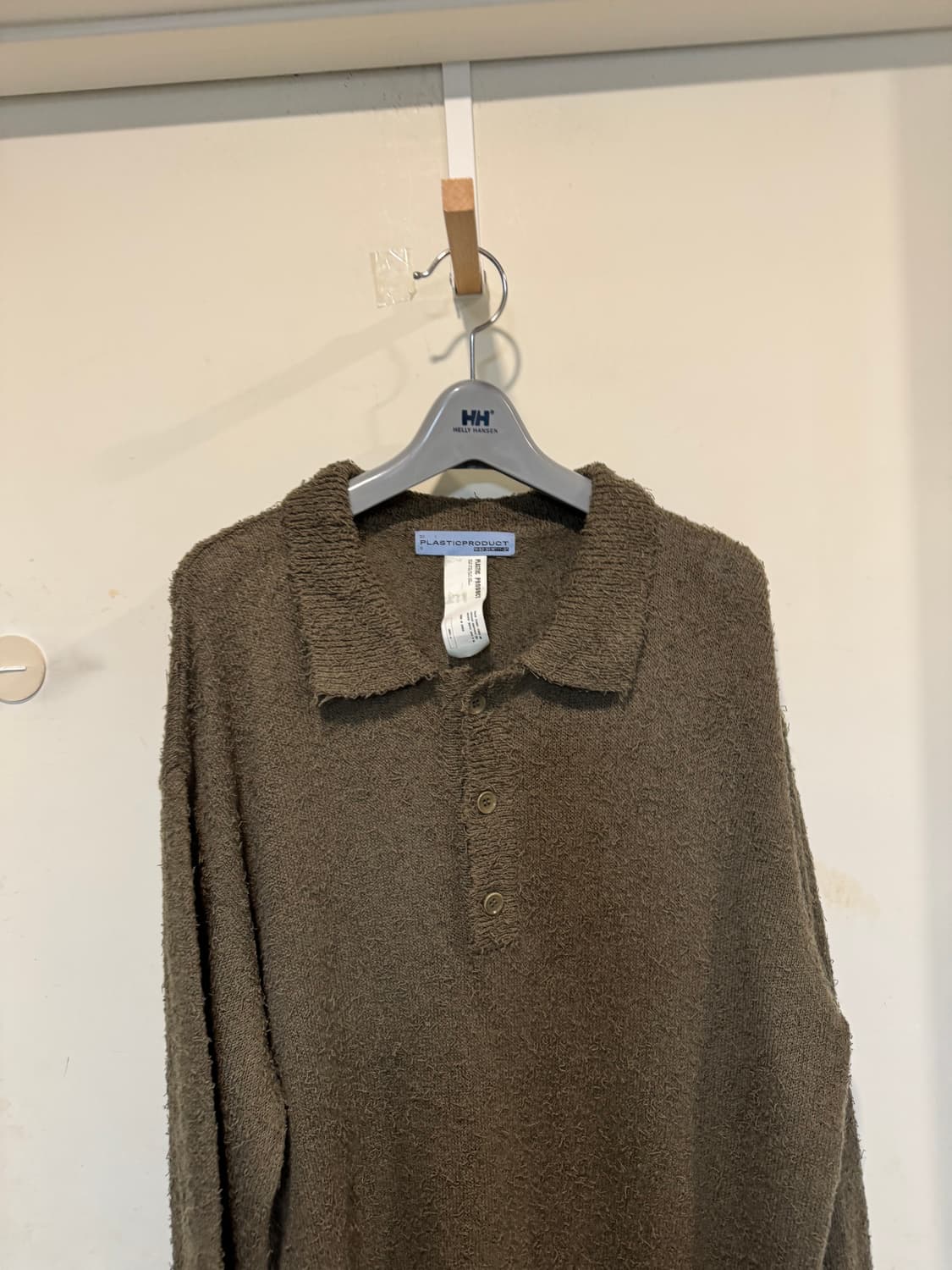 플라스틱프로덕트 폴로 니트 브라운 상품이미지5