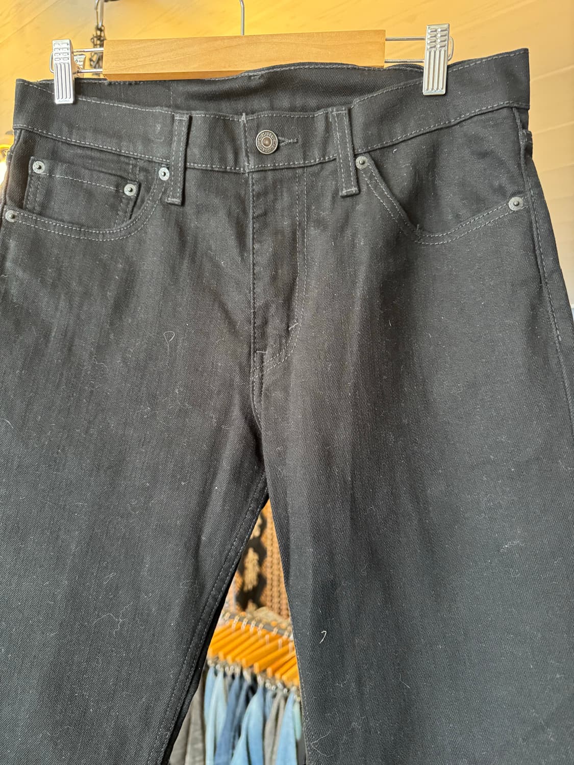 리바이스 511 블랙진 32x32 상품이미지3