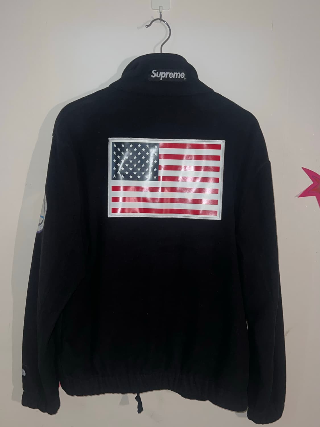 슈프림 x 노스페이스 트랜스 안타티카 익스페디션 플리스 자켓 블랙 - 1 상품이미지3