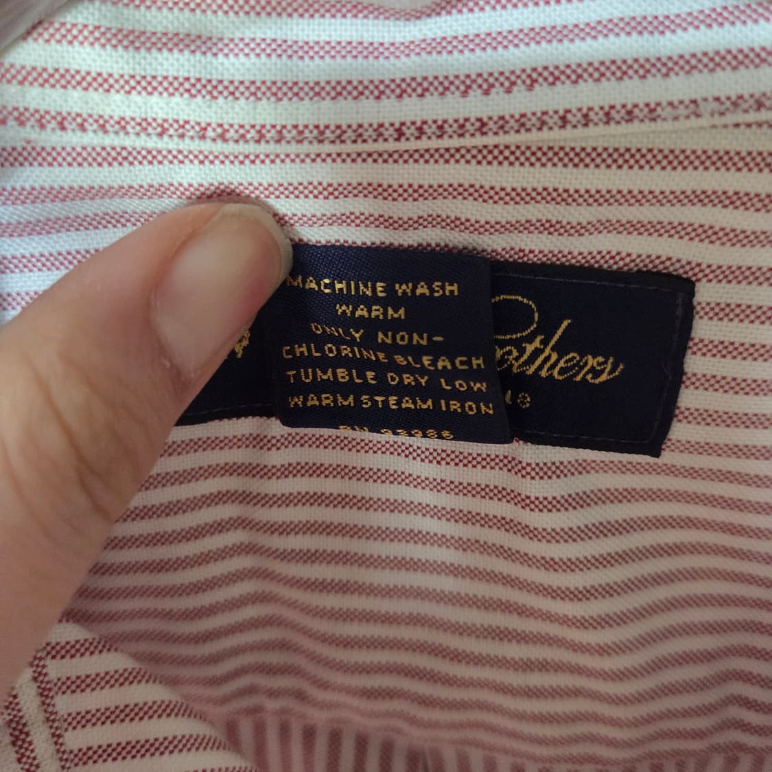 [BROOKS BROTHERS] 브룩스브라더스 레드 스트라이프 셔츠 상품이미지5