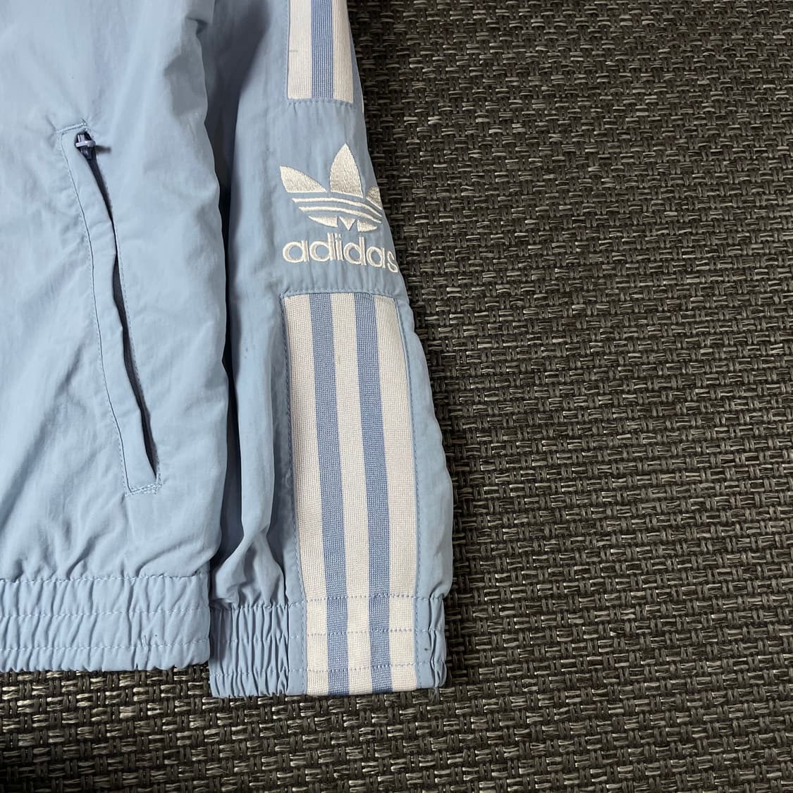 아디다스 스카이블루 솜사탕 트랙탑 바람막이 자켓 XS 상품이미지5
