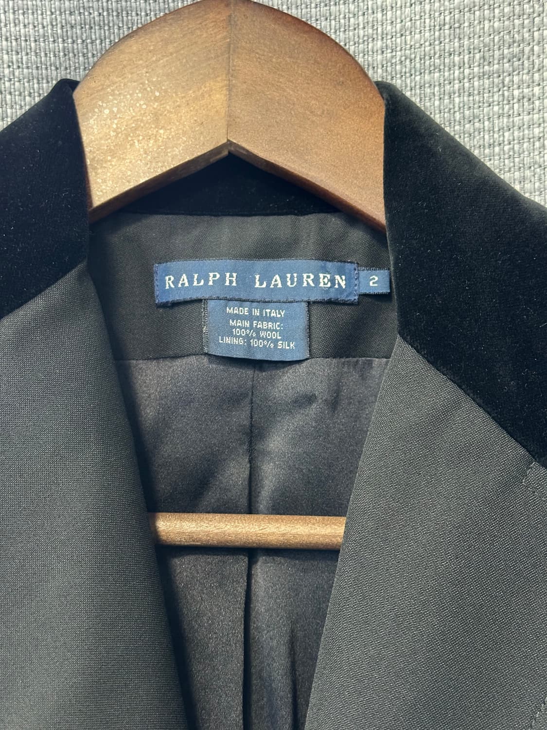 랄프로렌 Ralph Lauren 벨벳 카라 자켓 상품이미지6