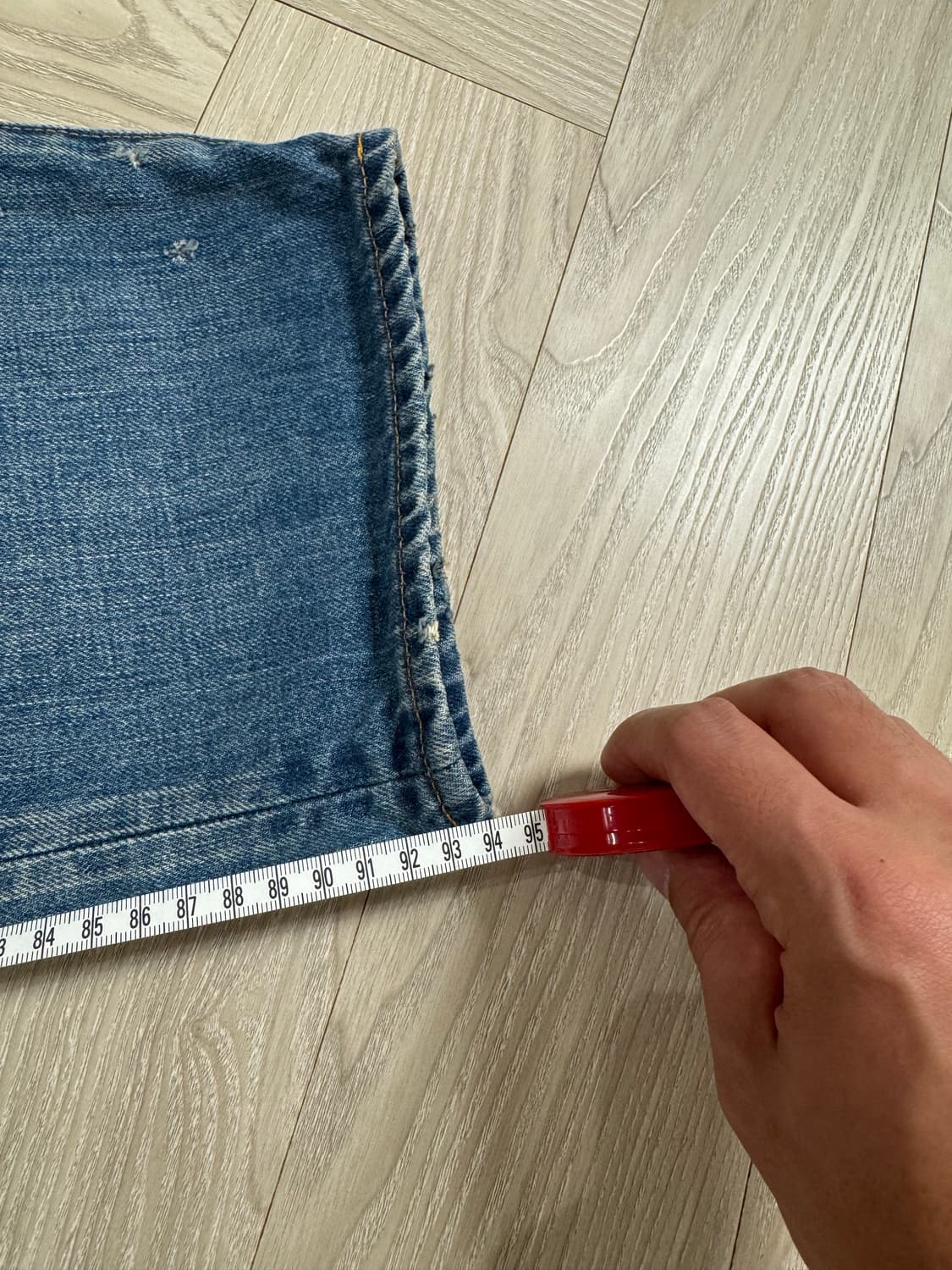 오디너리핏츠 찢청 상품이미지5