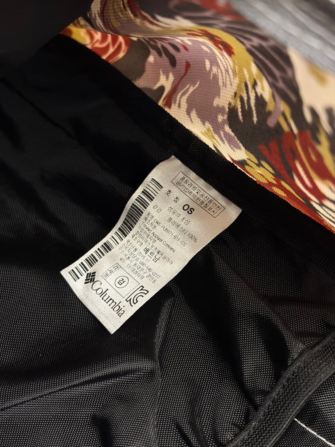 올드 컬럼비아 패턴 돼지코 스웨이드 백팩 상품이미지5